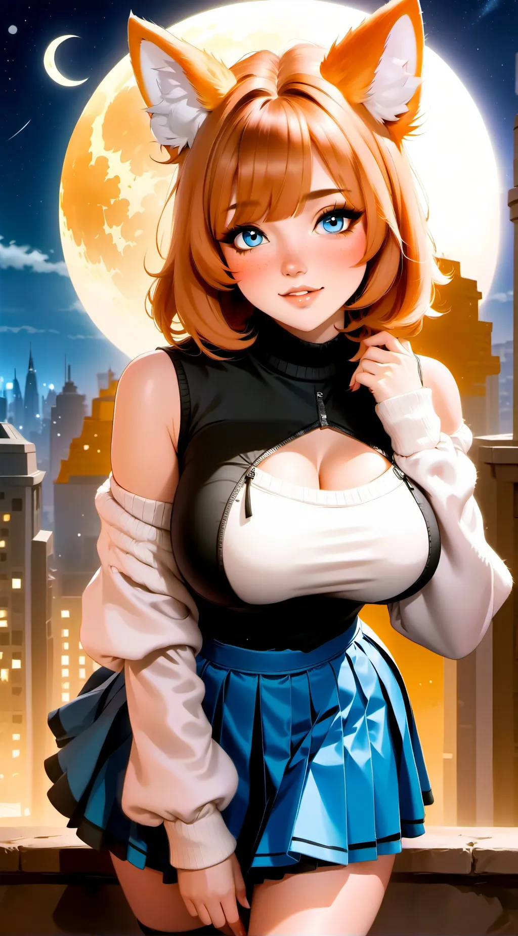 ai character: Holly  background