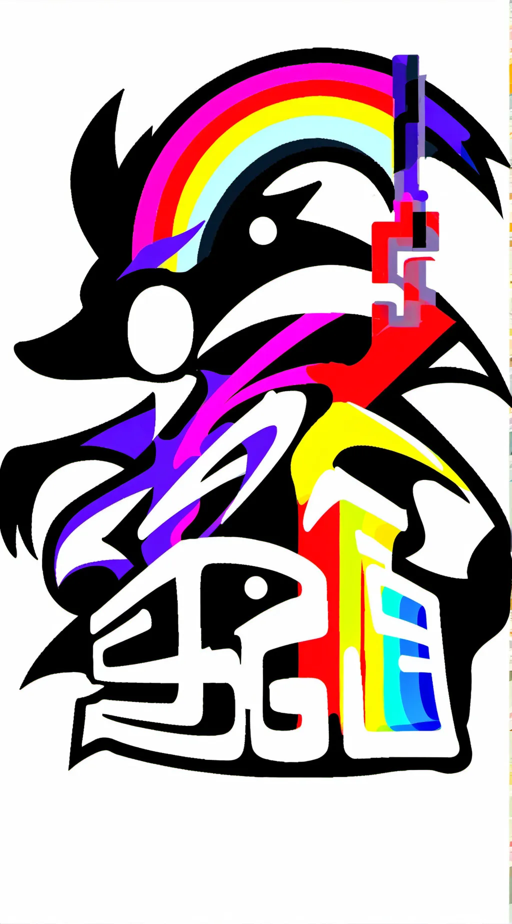 ai character: 1 year anniversary background