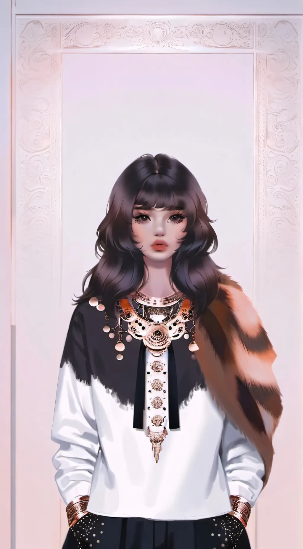 ai character: Castillo infinito background