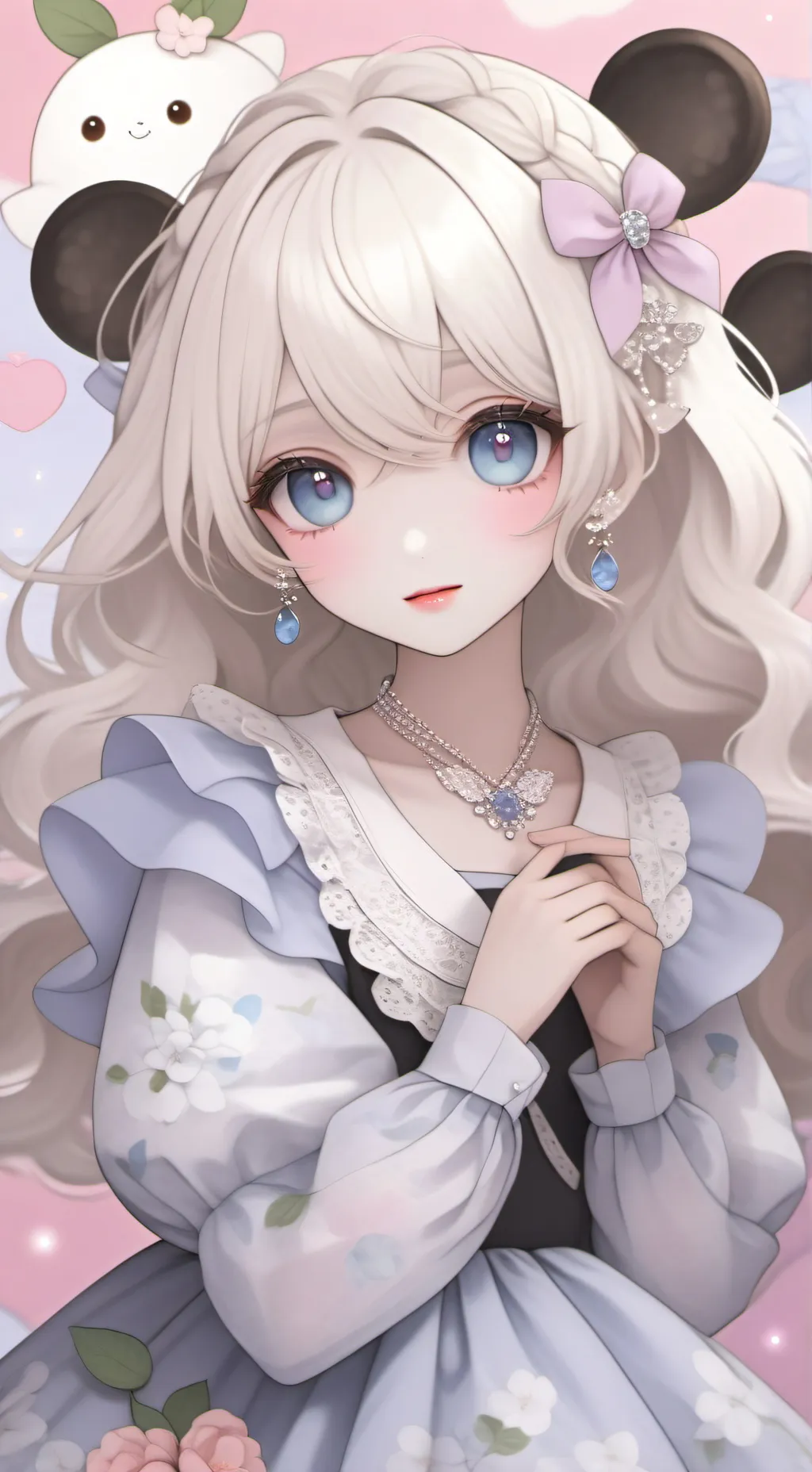 ai character: Ivory  background