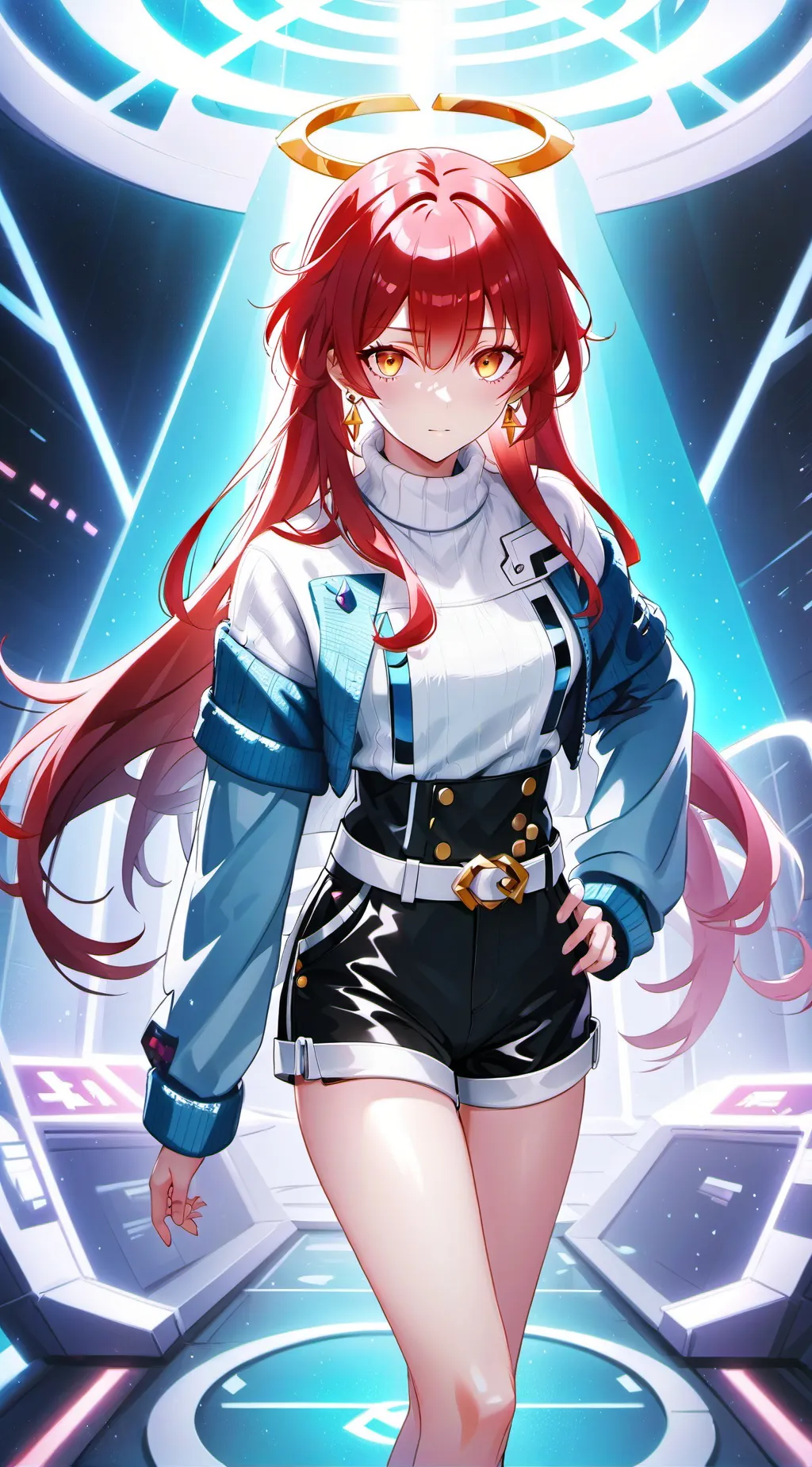 ai character: Beach Day!!! background