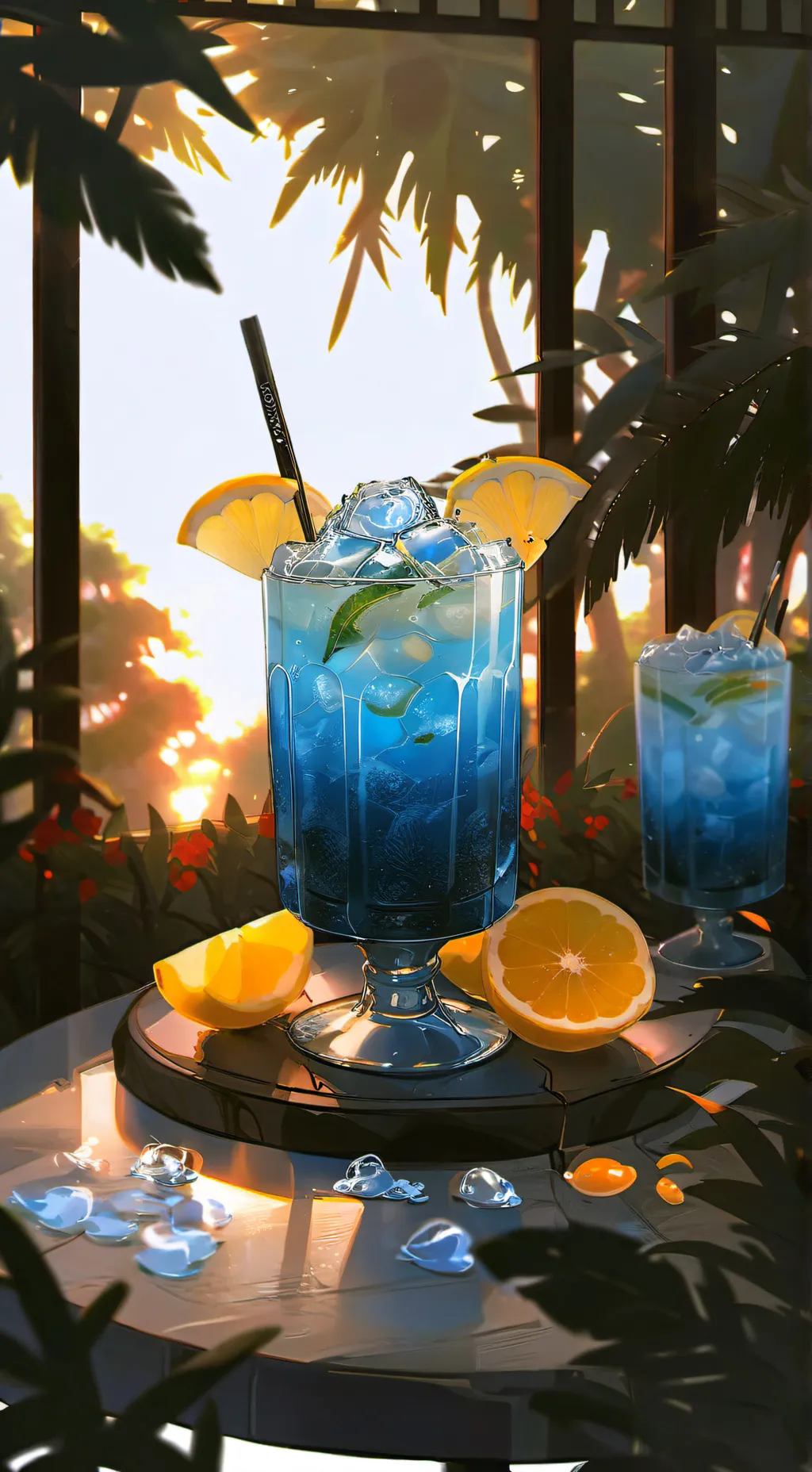 ai character: Forsaken bottle  background