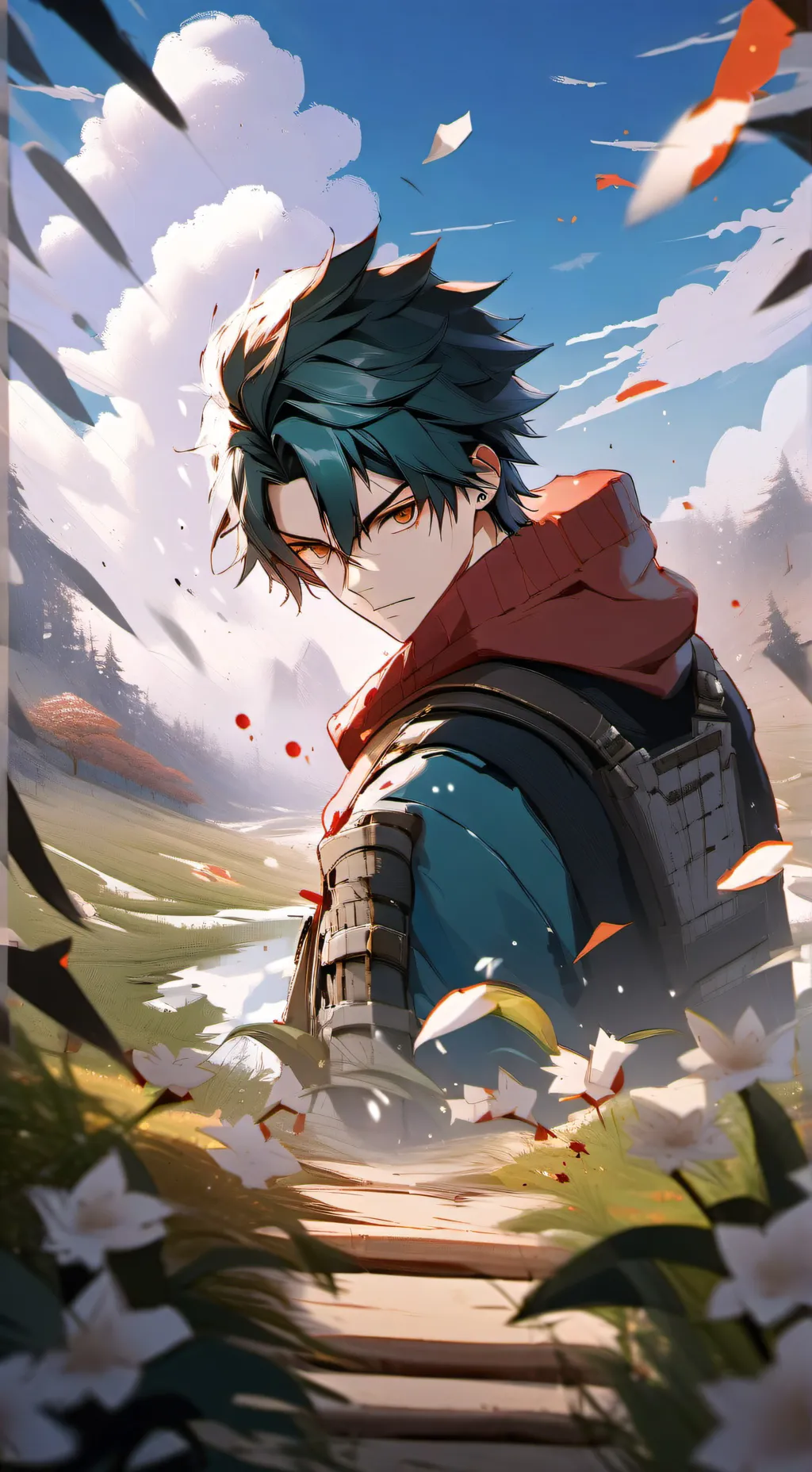 ai character: Mha + u background