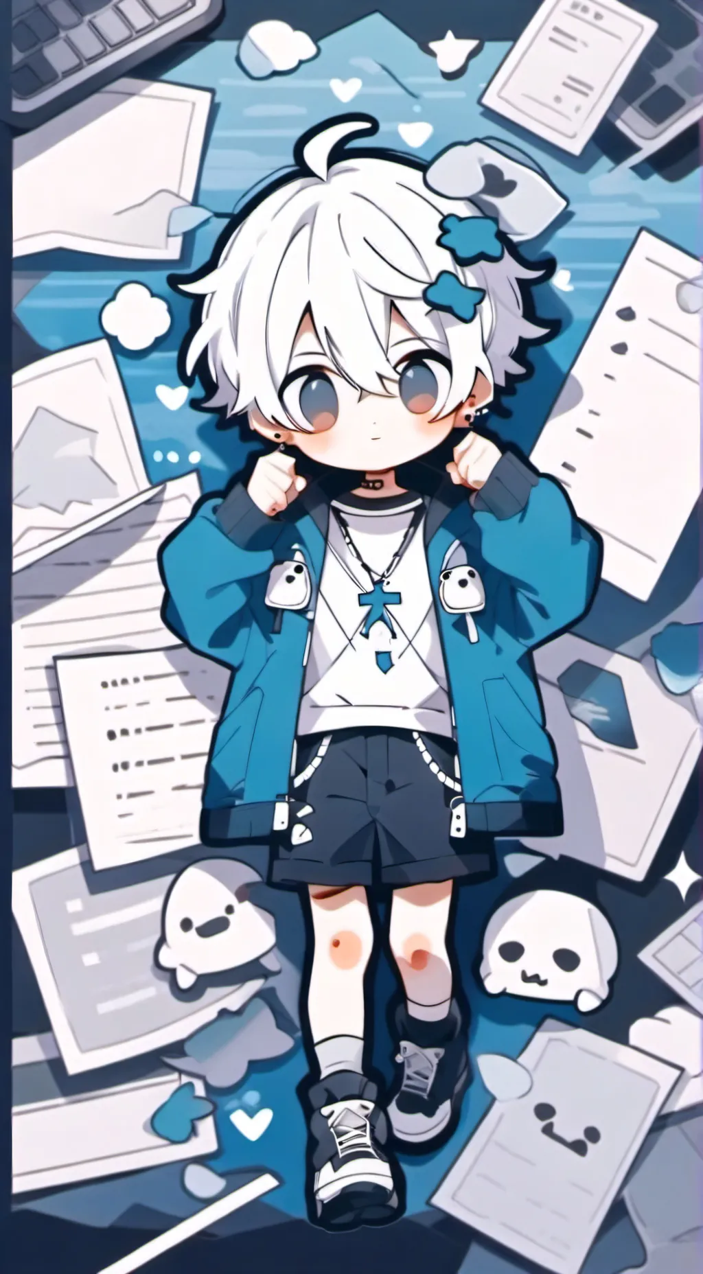 ai character: MHA SOIRÉE background