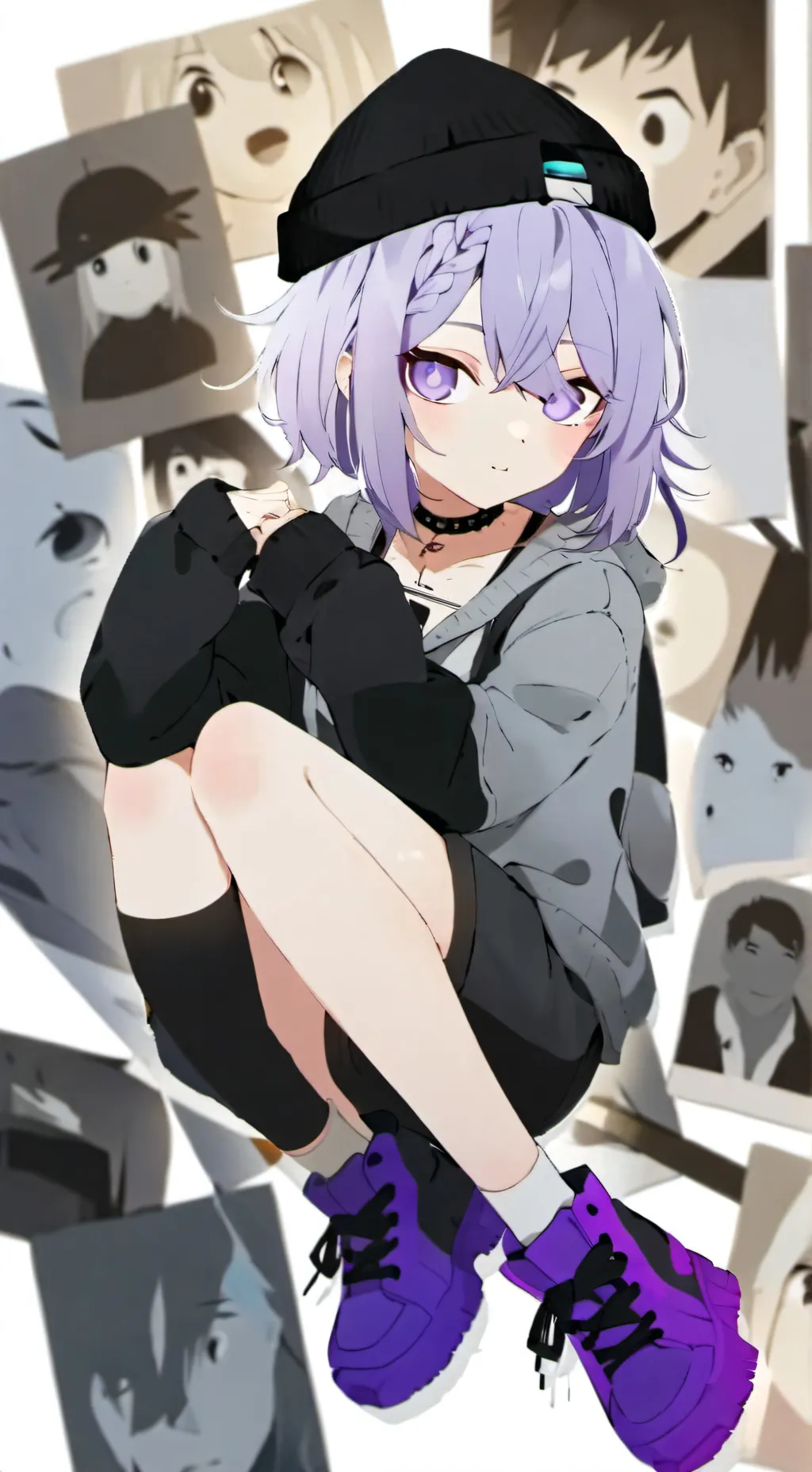 ai character: Uzi doorman background