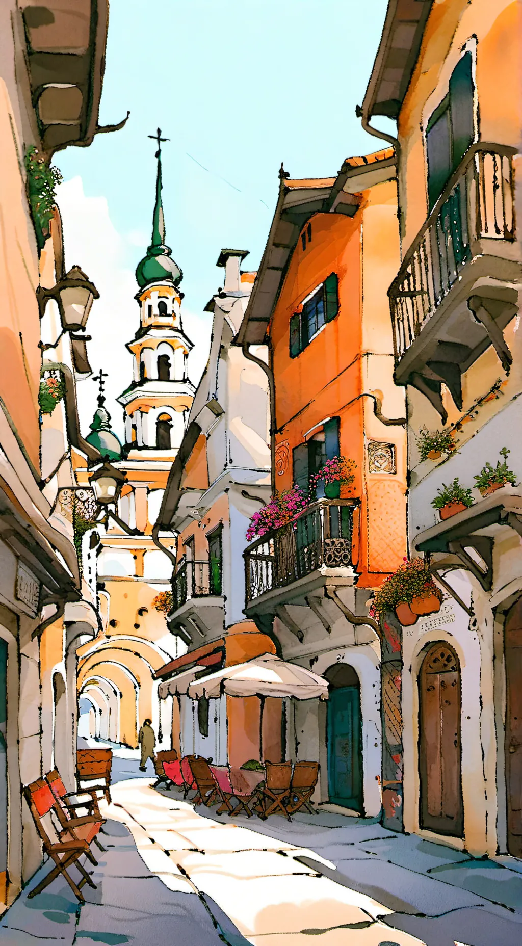 ai character: happie world background