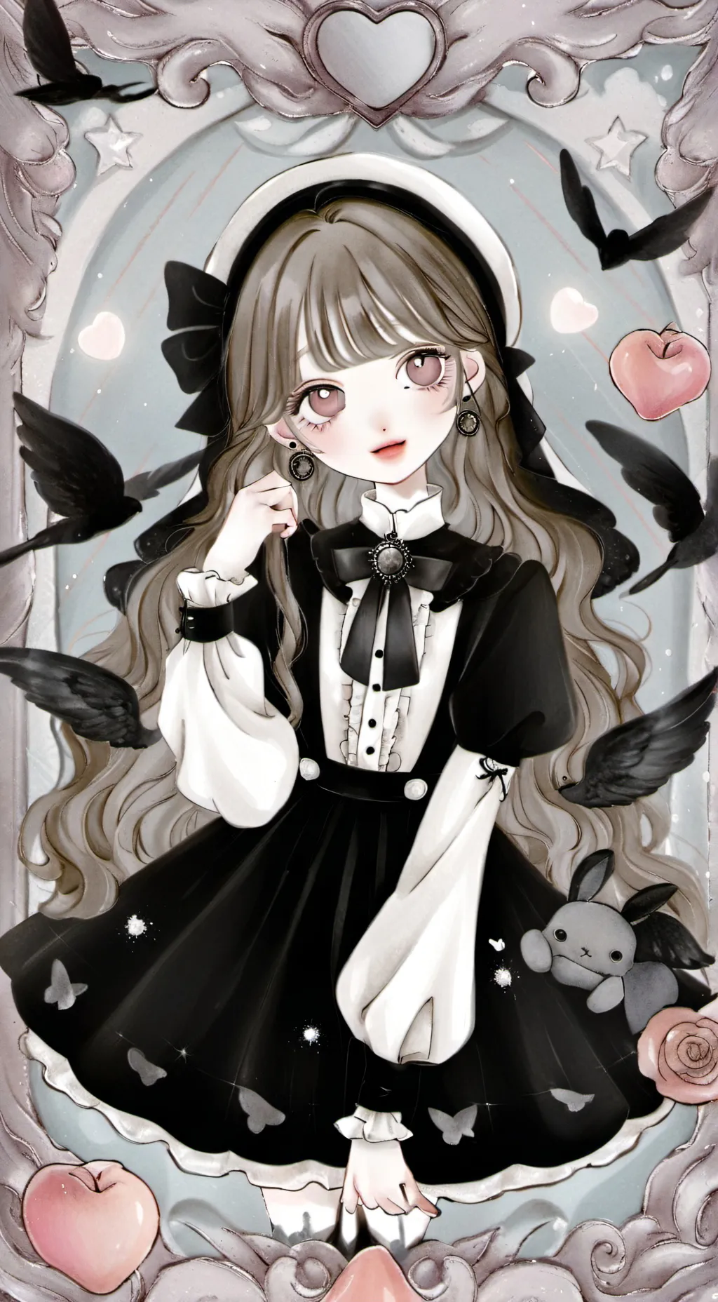 ai character: popular girl background