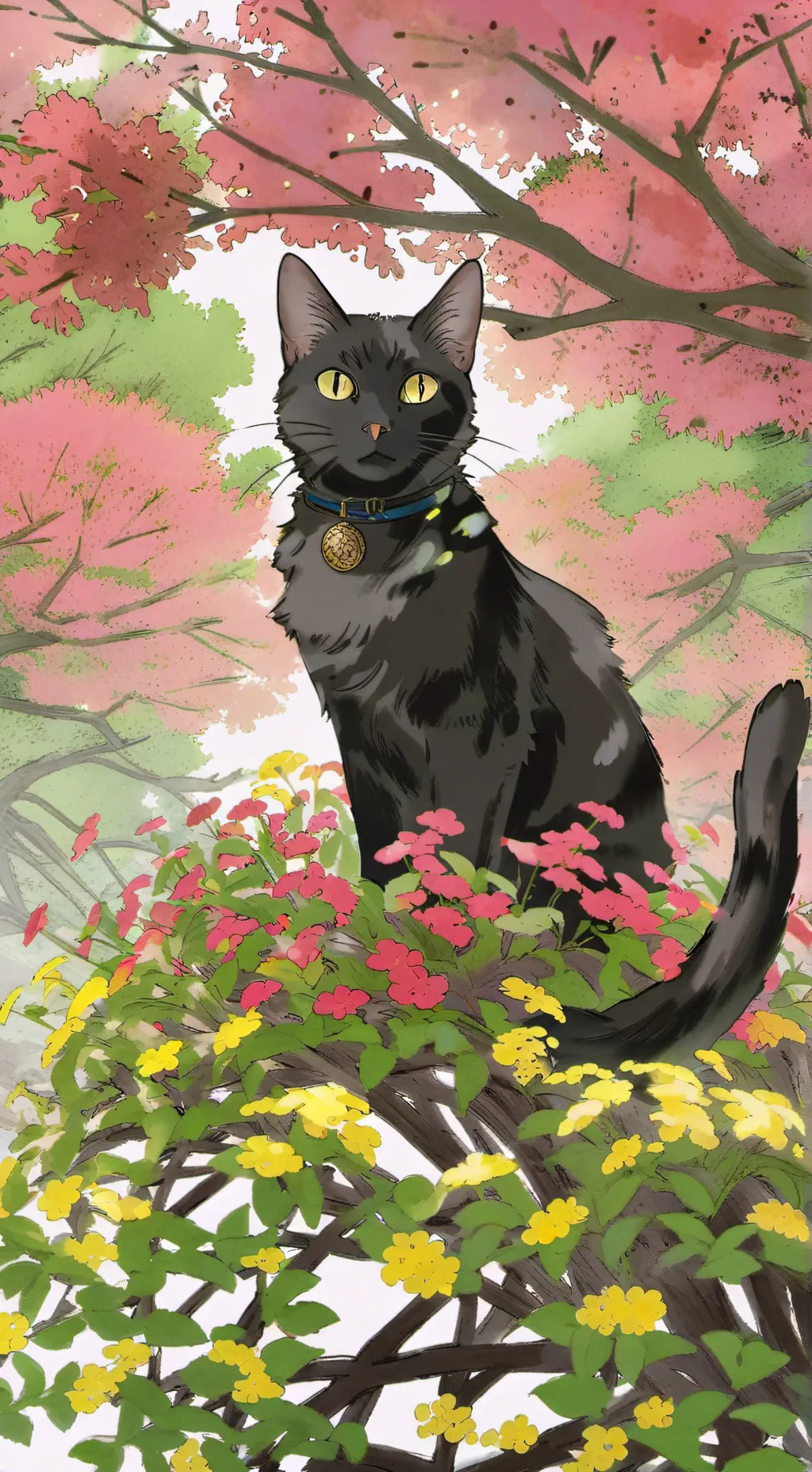 ai character: my cat that died  background