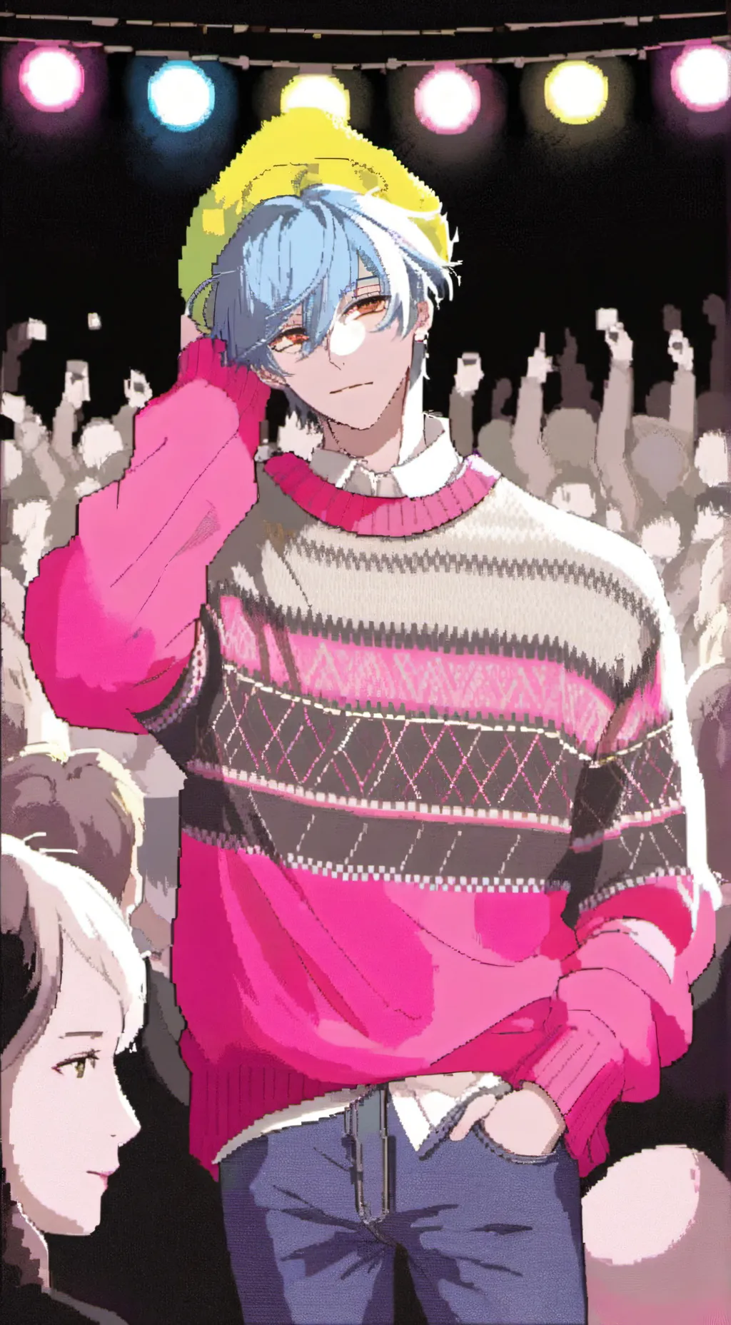 ai character: Rumi x Jinu background