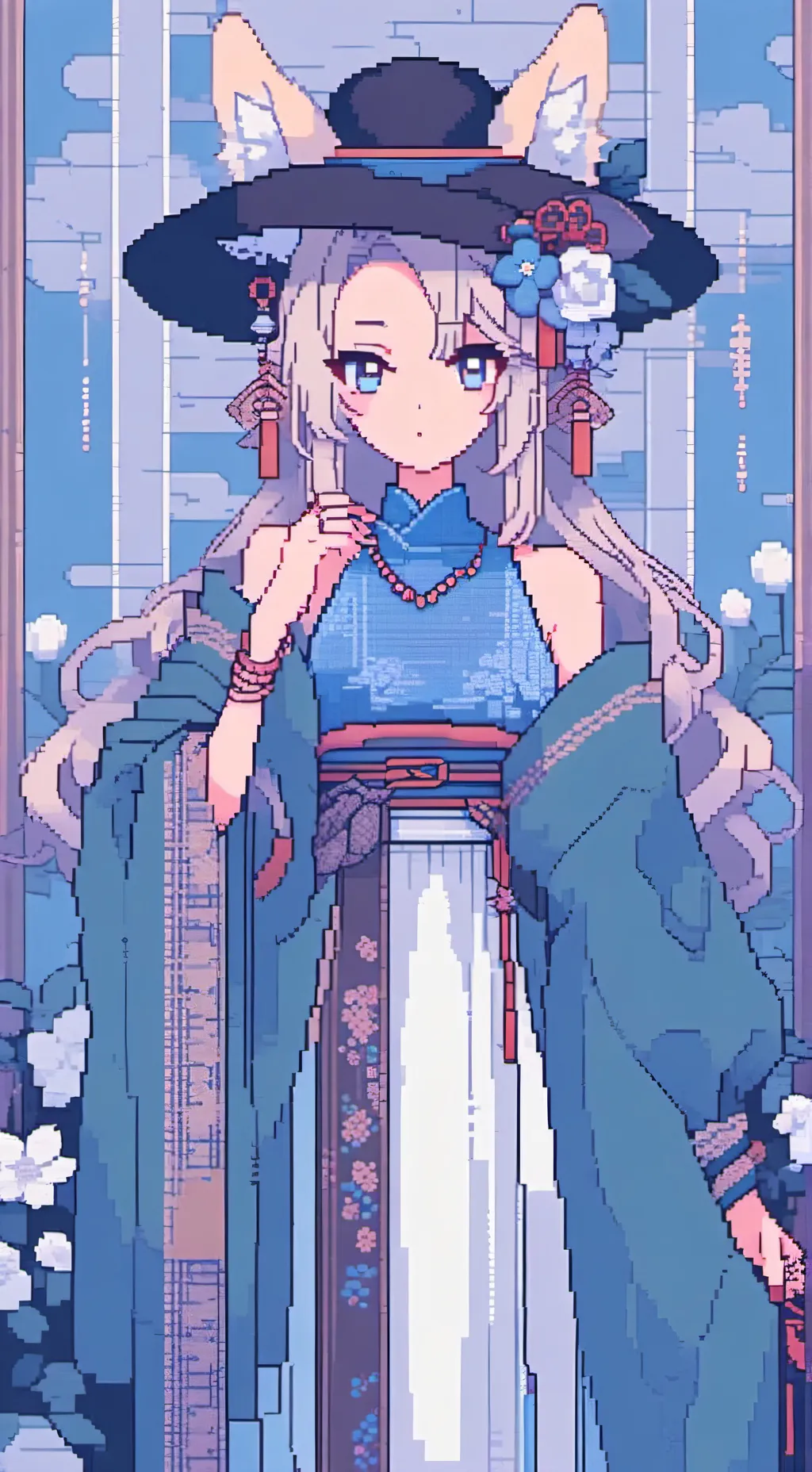 ai character: Hazy Star background