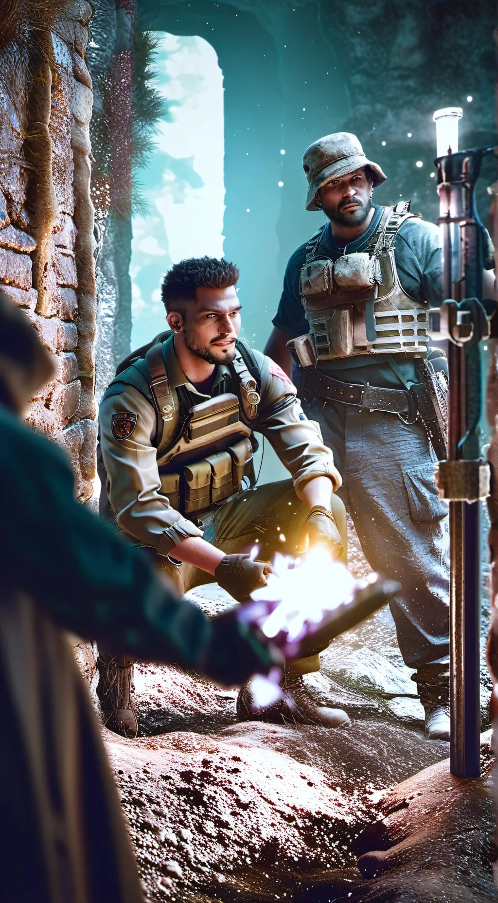 ai character: latex infection background