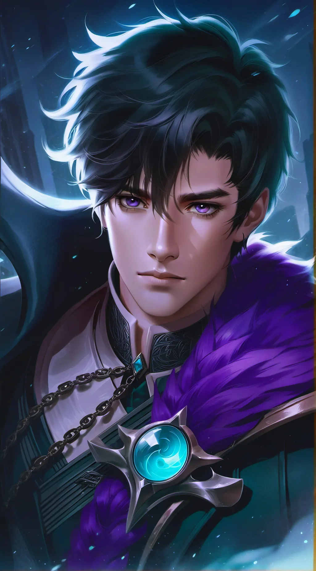 ai character: Hunter ♡♥︎♡ background