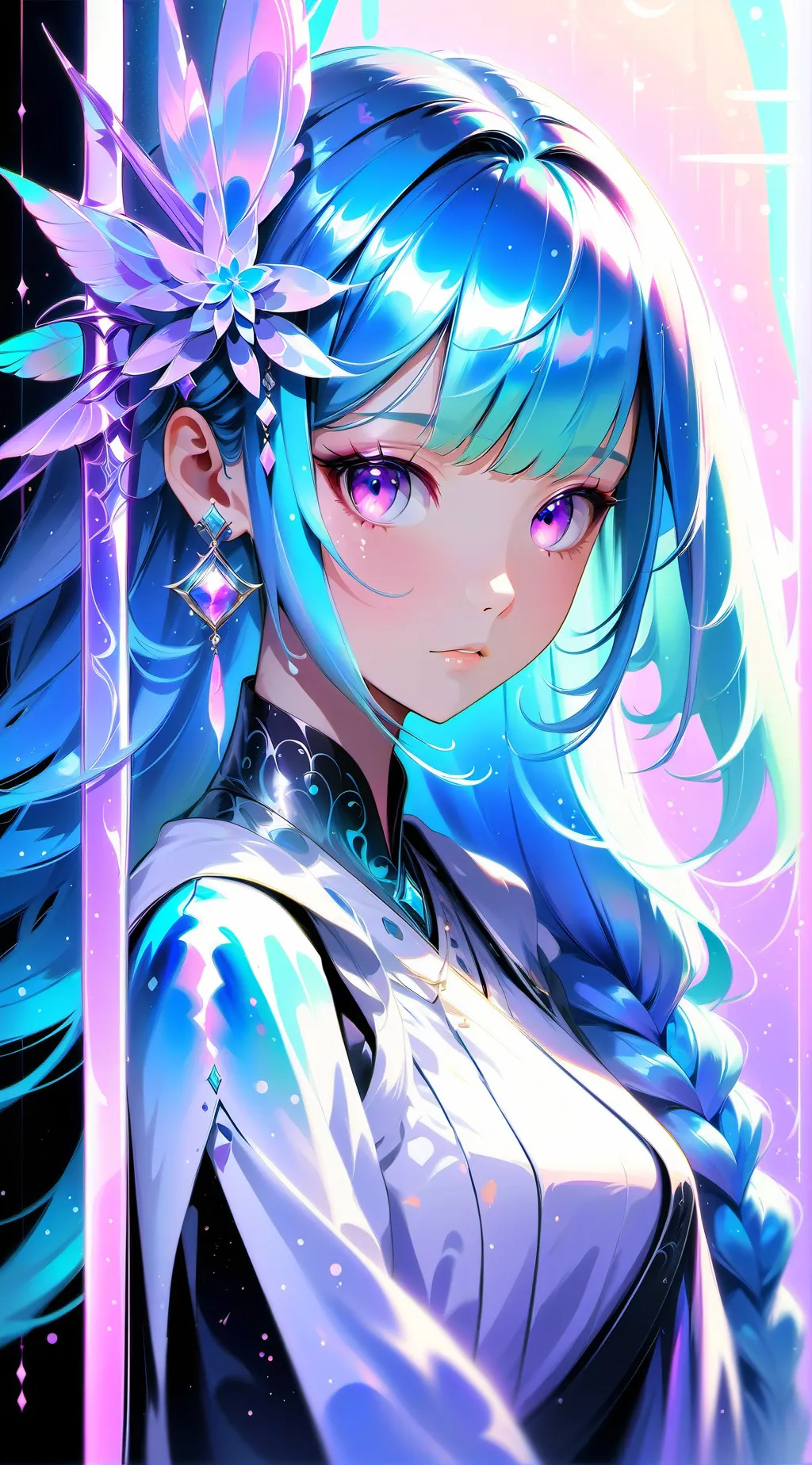 ai character: Luna background