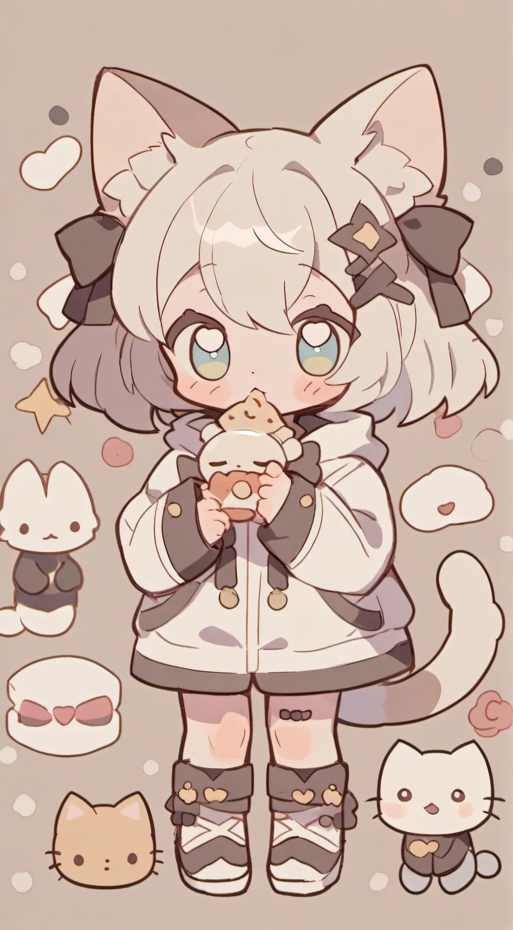 ai character: Cat baby (Bella  background