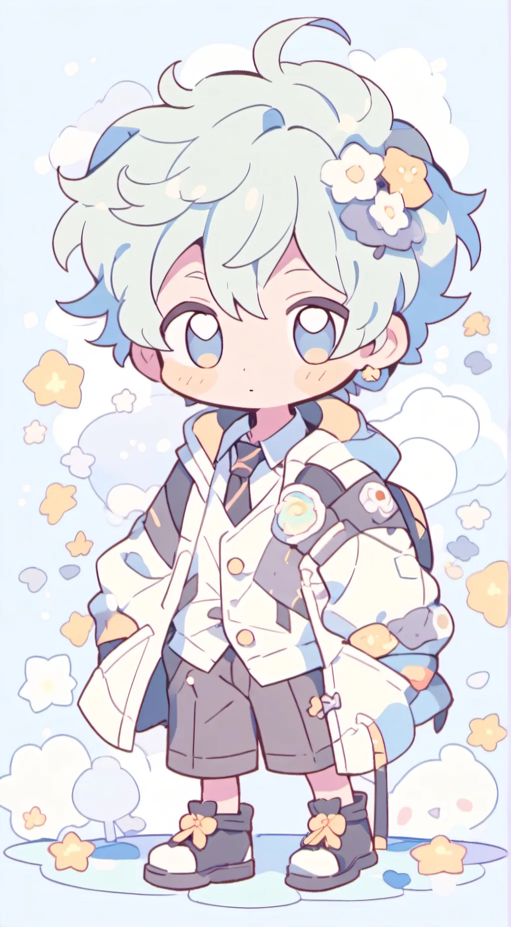 ai character: Circulo background