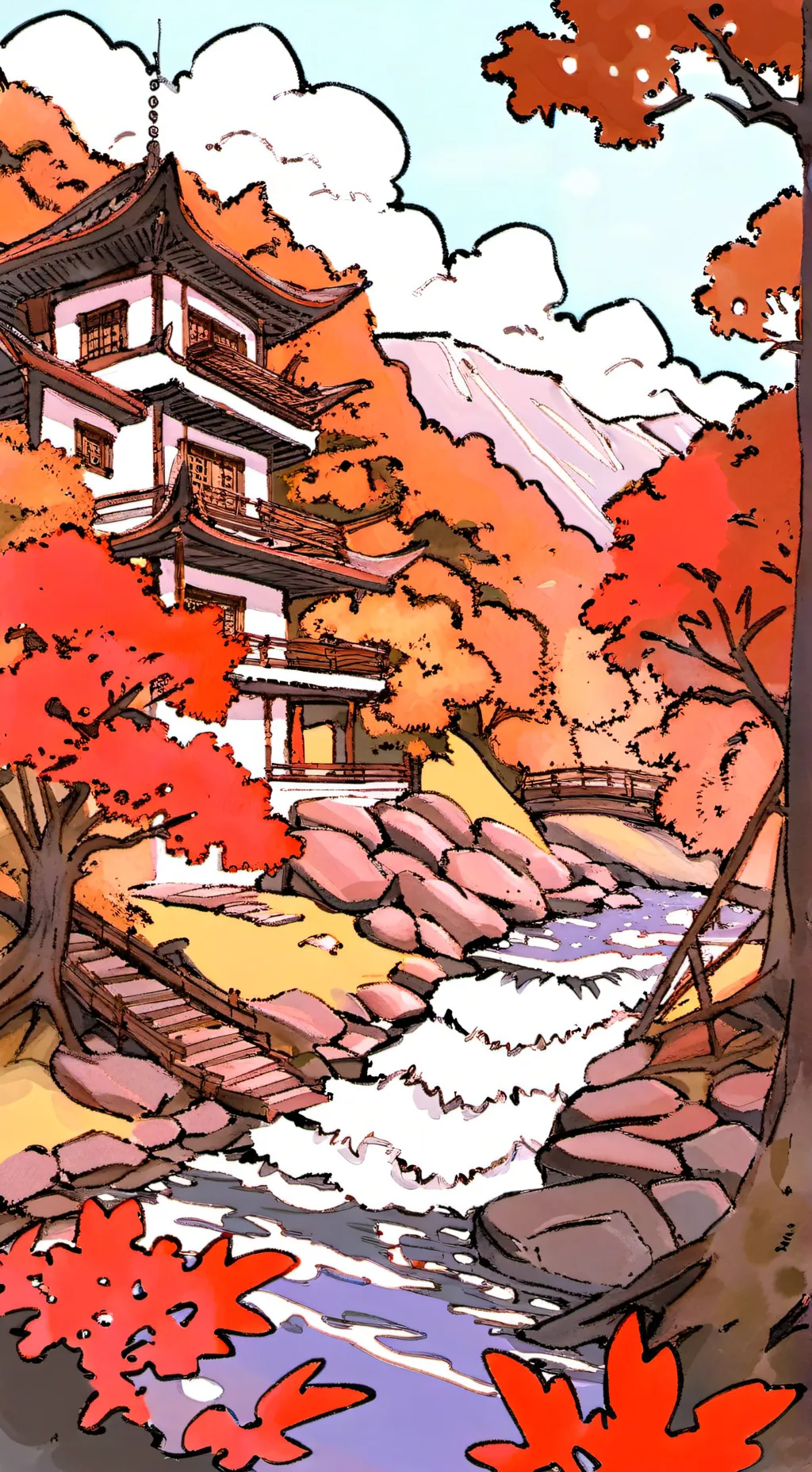 ai character: Odian a Inosuke background