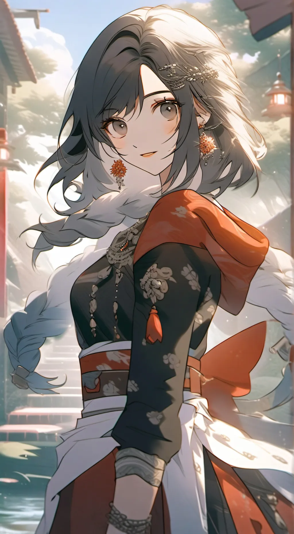 ai character: Dandys world meet  background