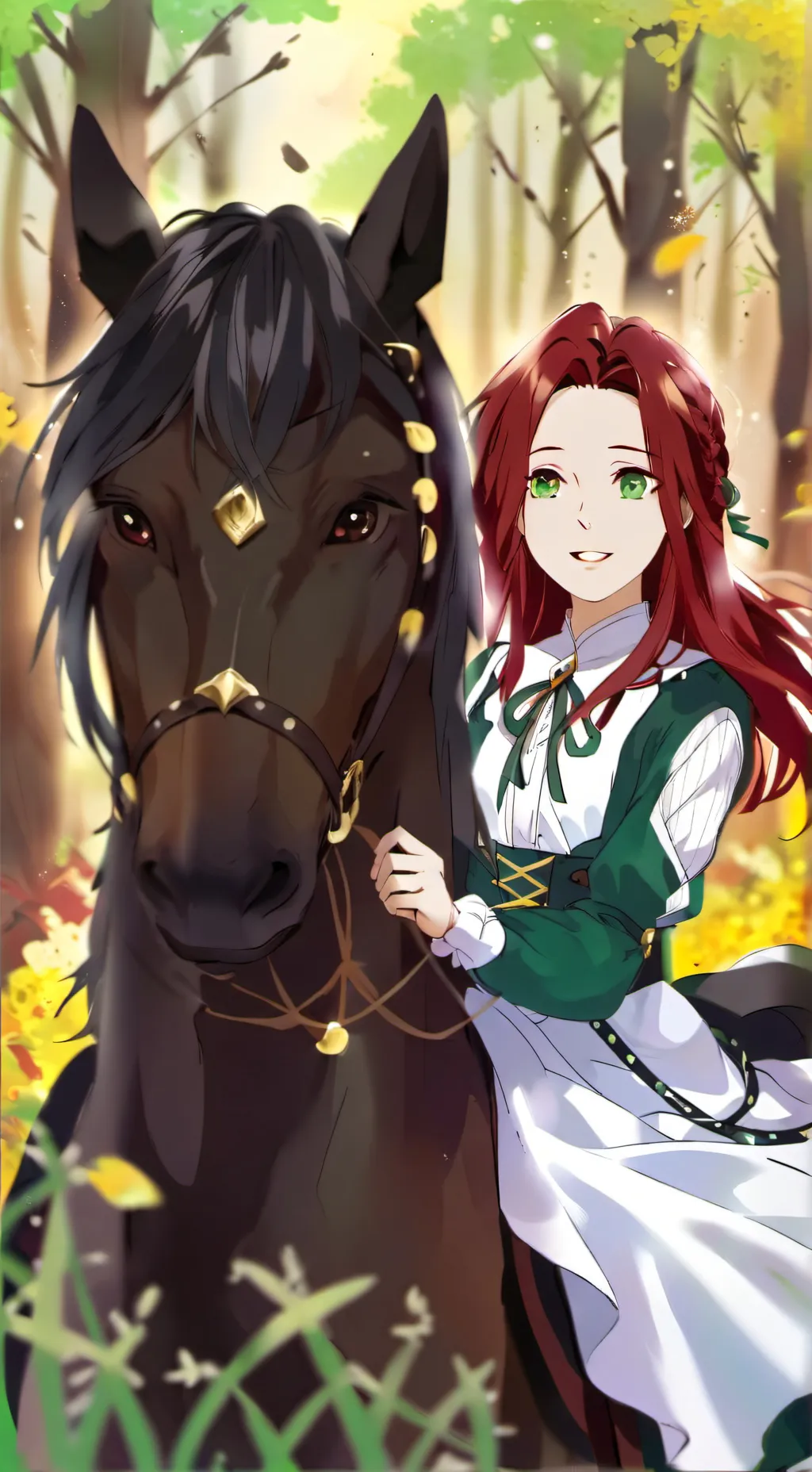 ai character: Dw(with horses) background