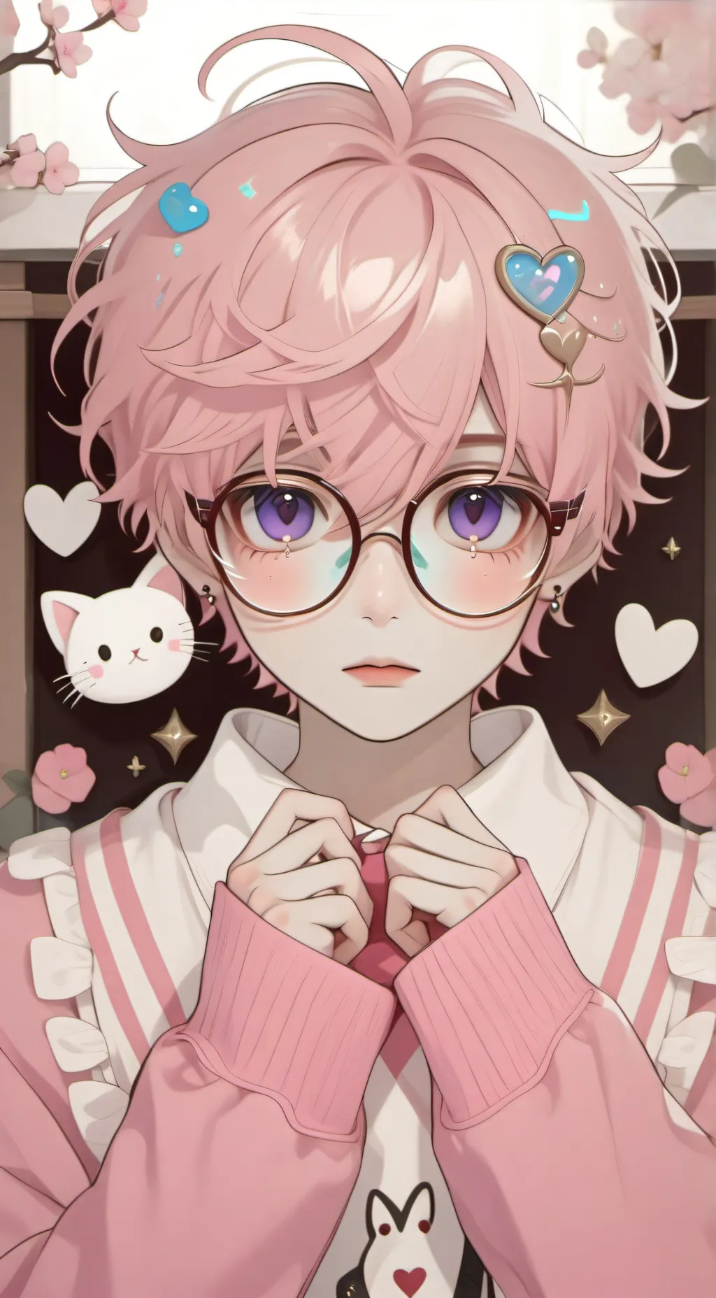 ai character: 💅ᙏꙆКO💓 background