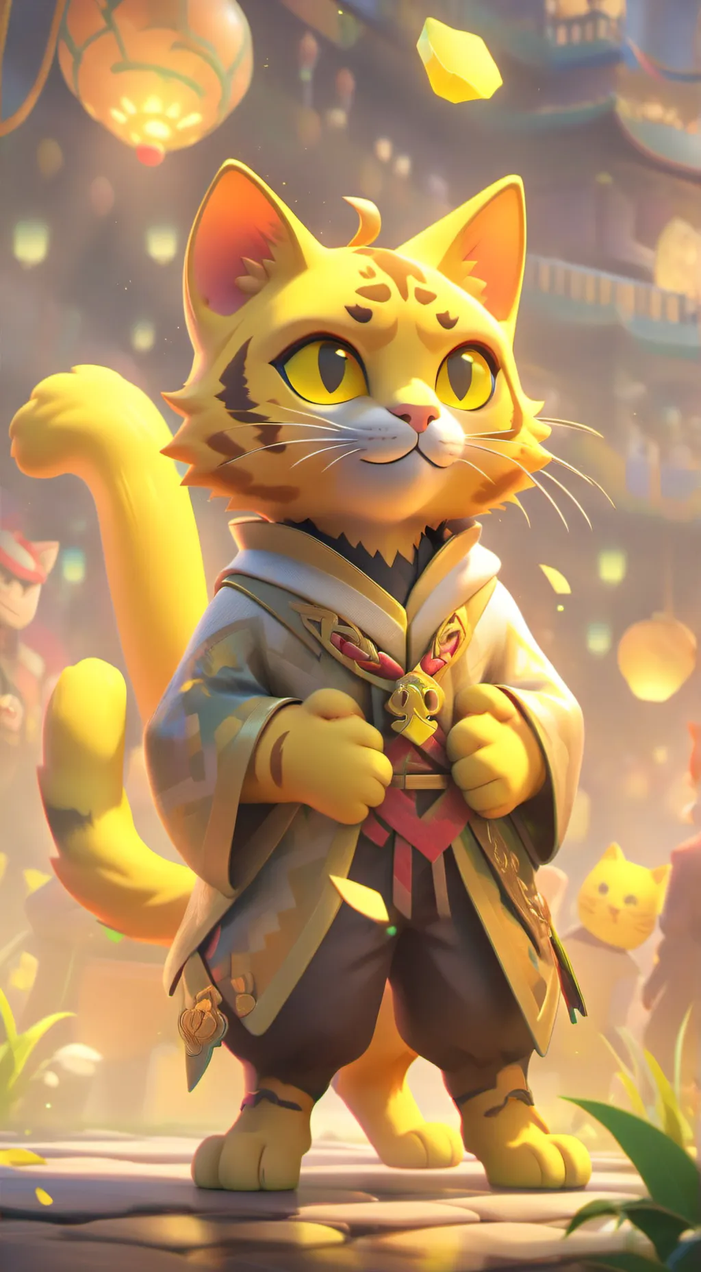 ai character: my cat name pepa background