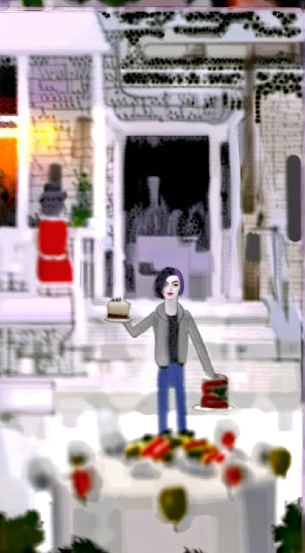 ai character: Cosmo✨ background