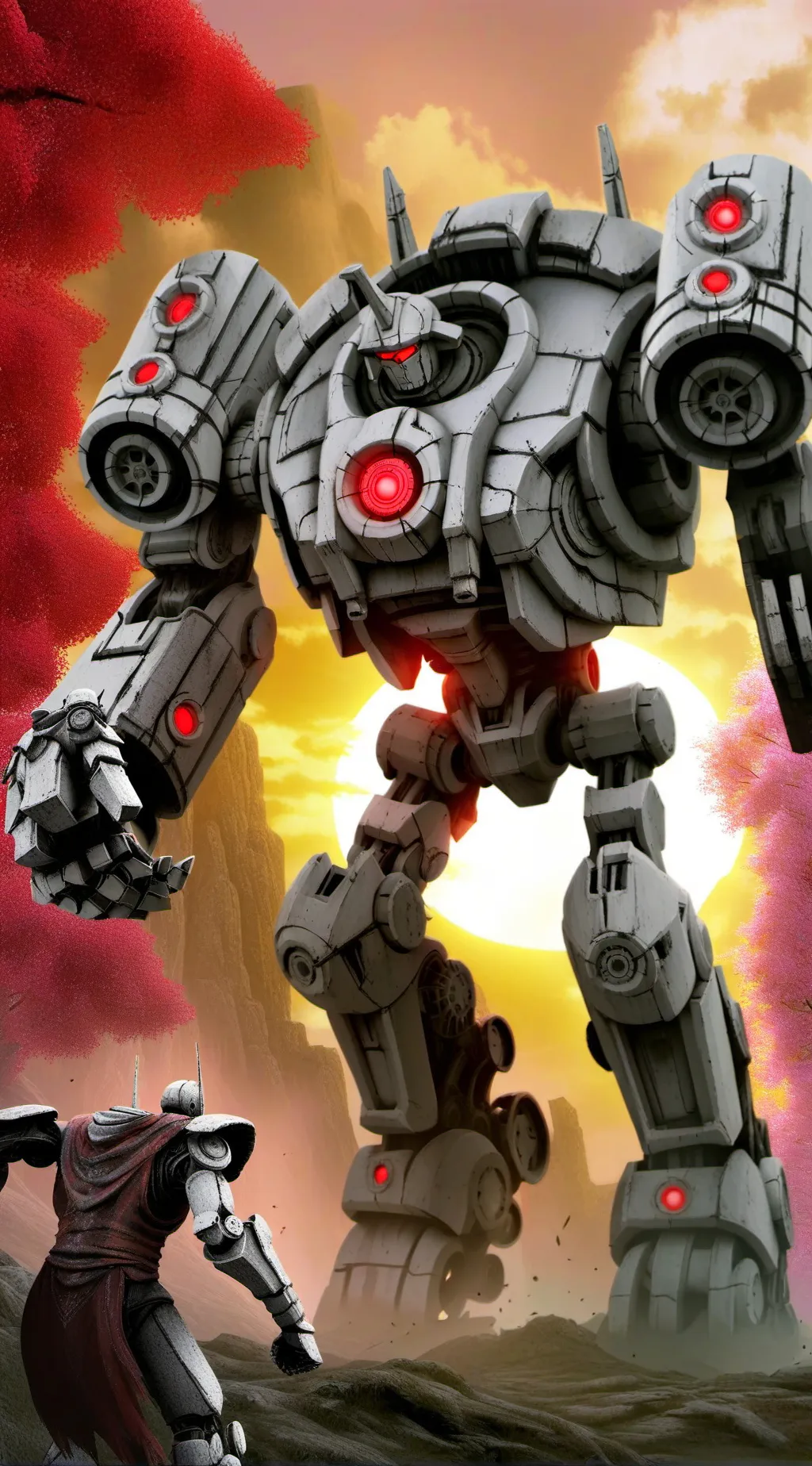 ai character: Omni droid  background