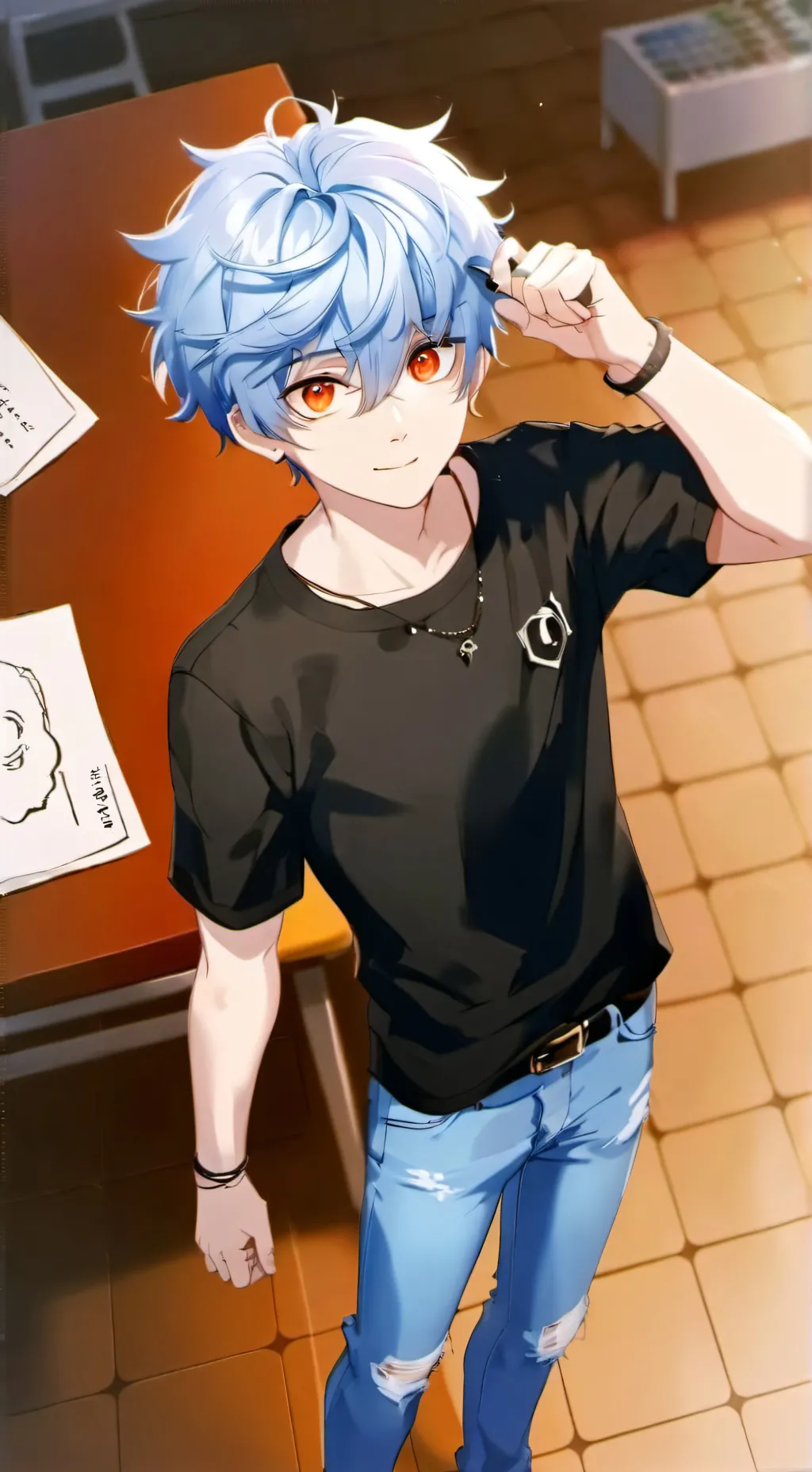 ai character: Alex background