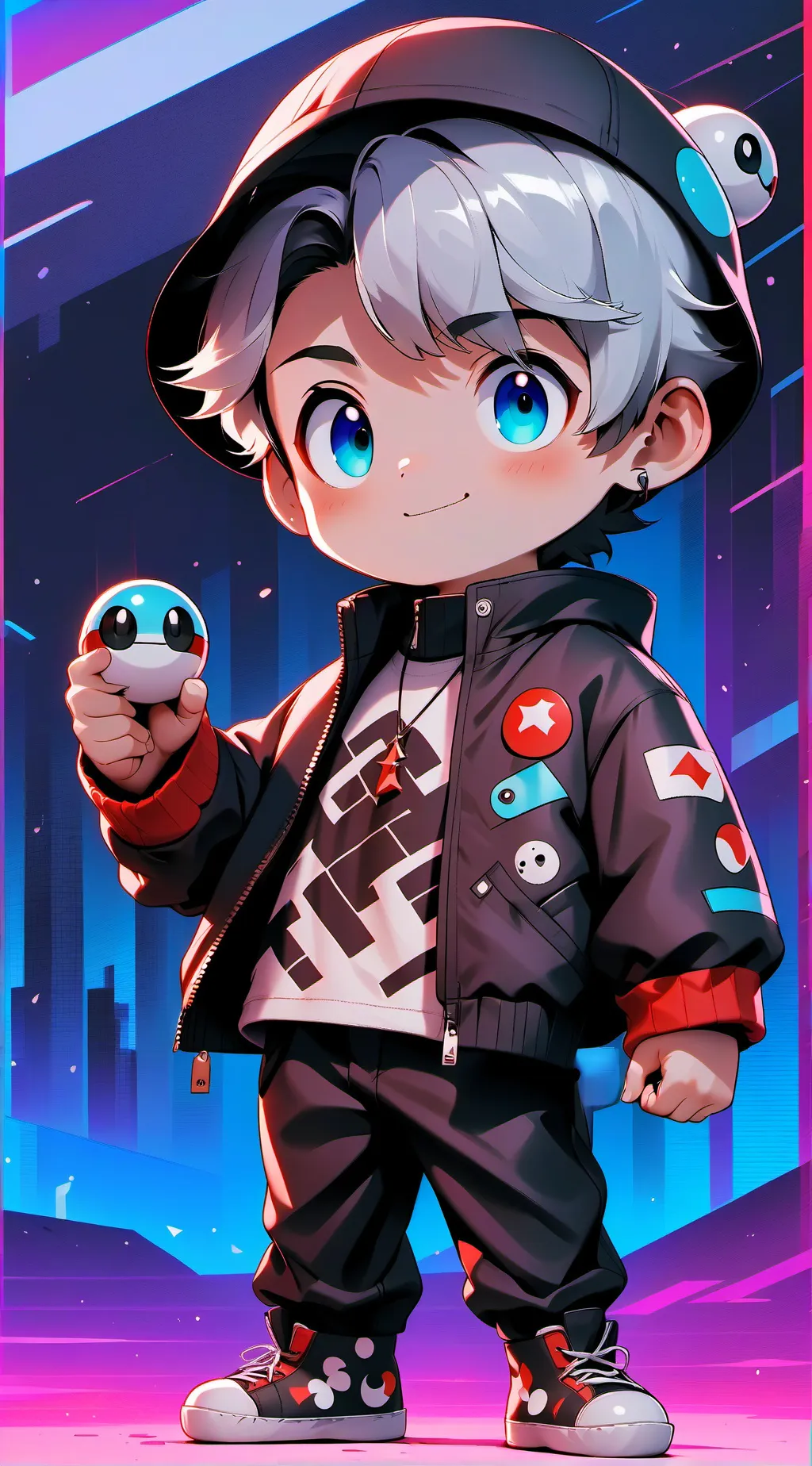 ai character: The famous 6,7 kid background