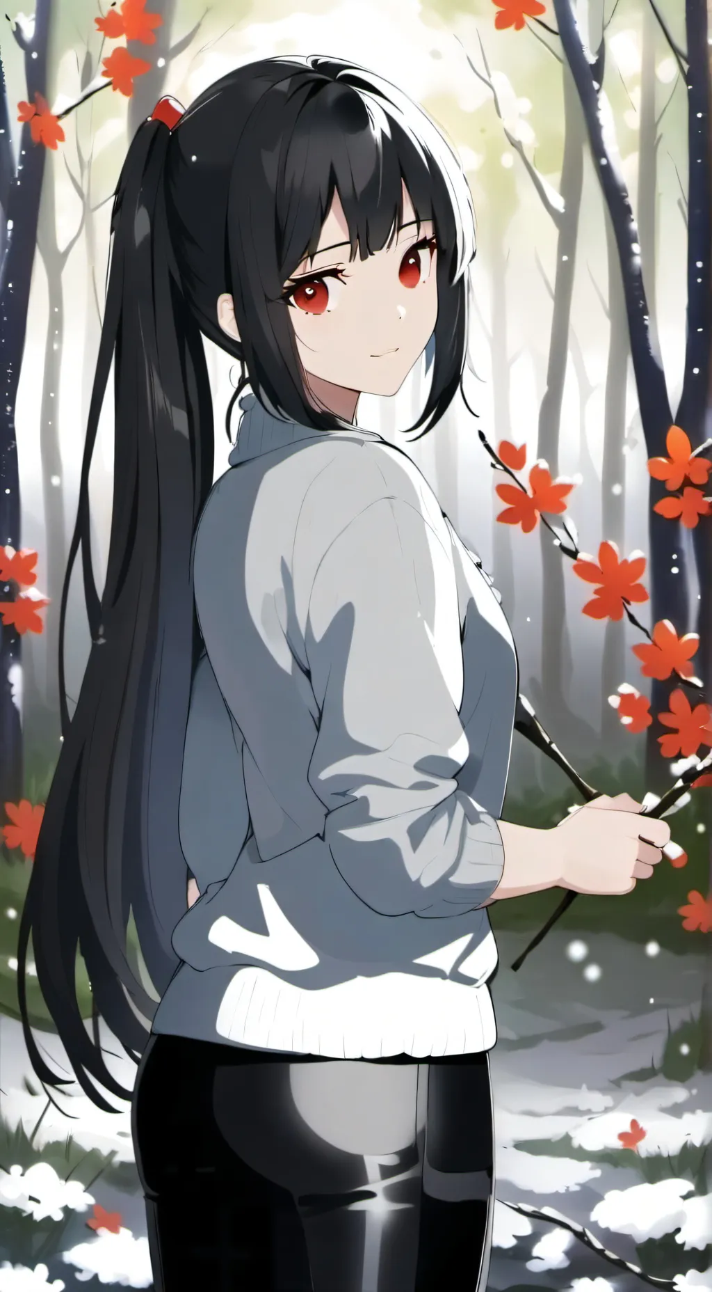 ai character: turn into girl  background