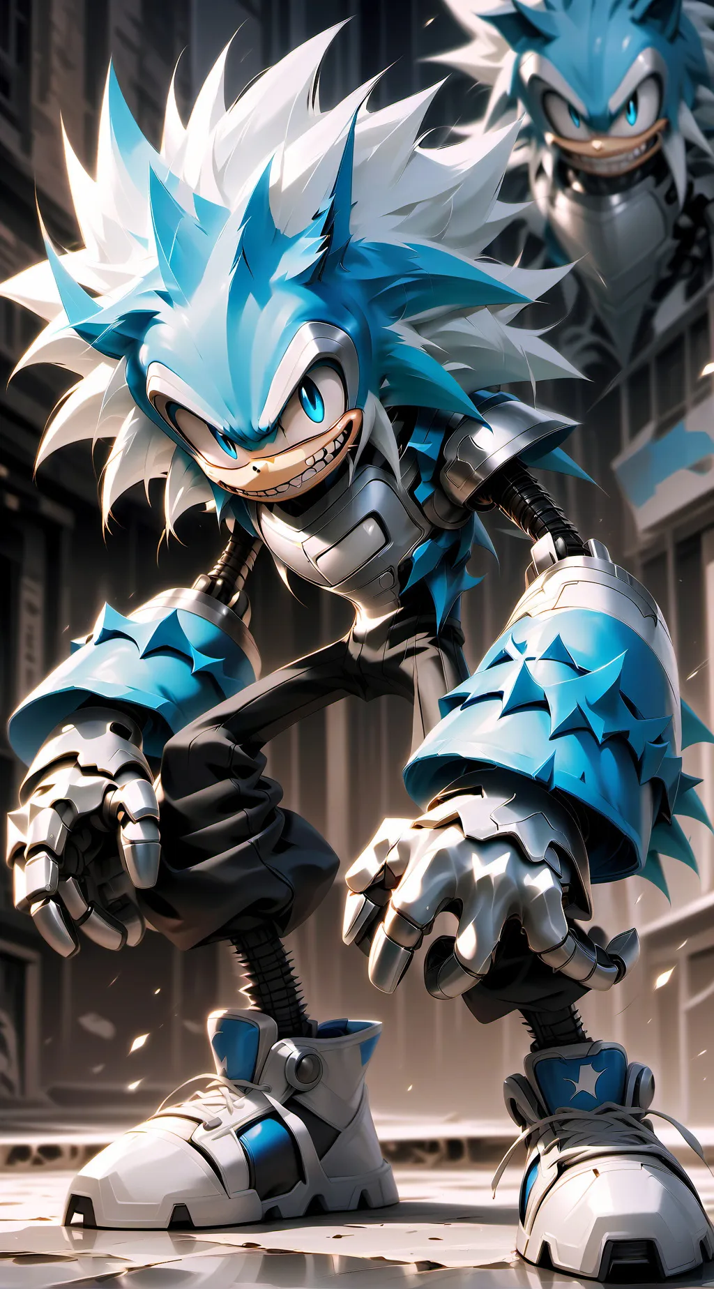 ai character: Rewrite  background