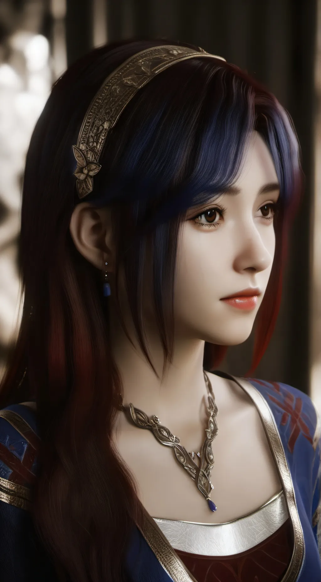 ai character: missing girl background