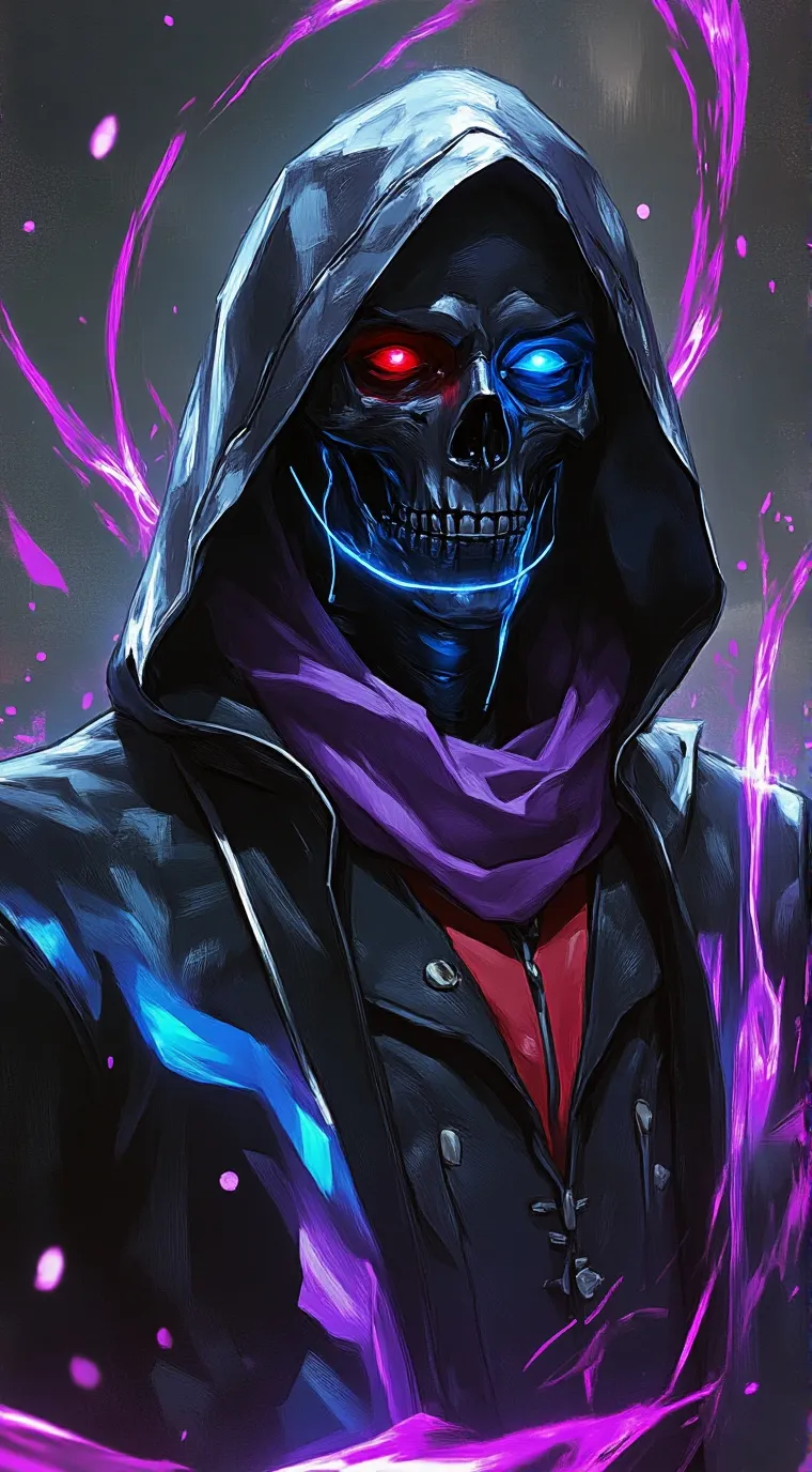 ai character: Error Sans background