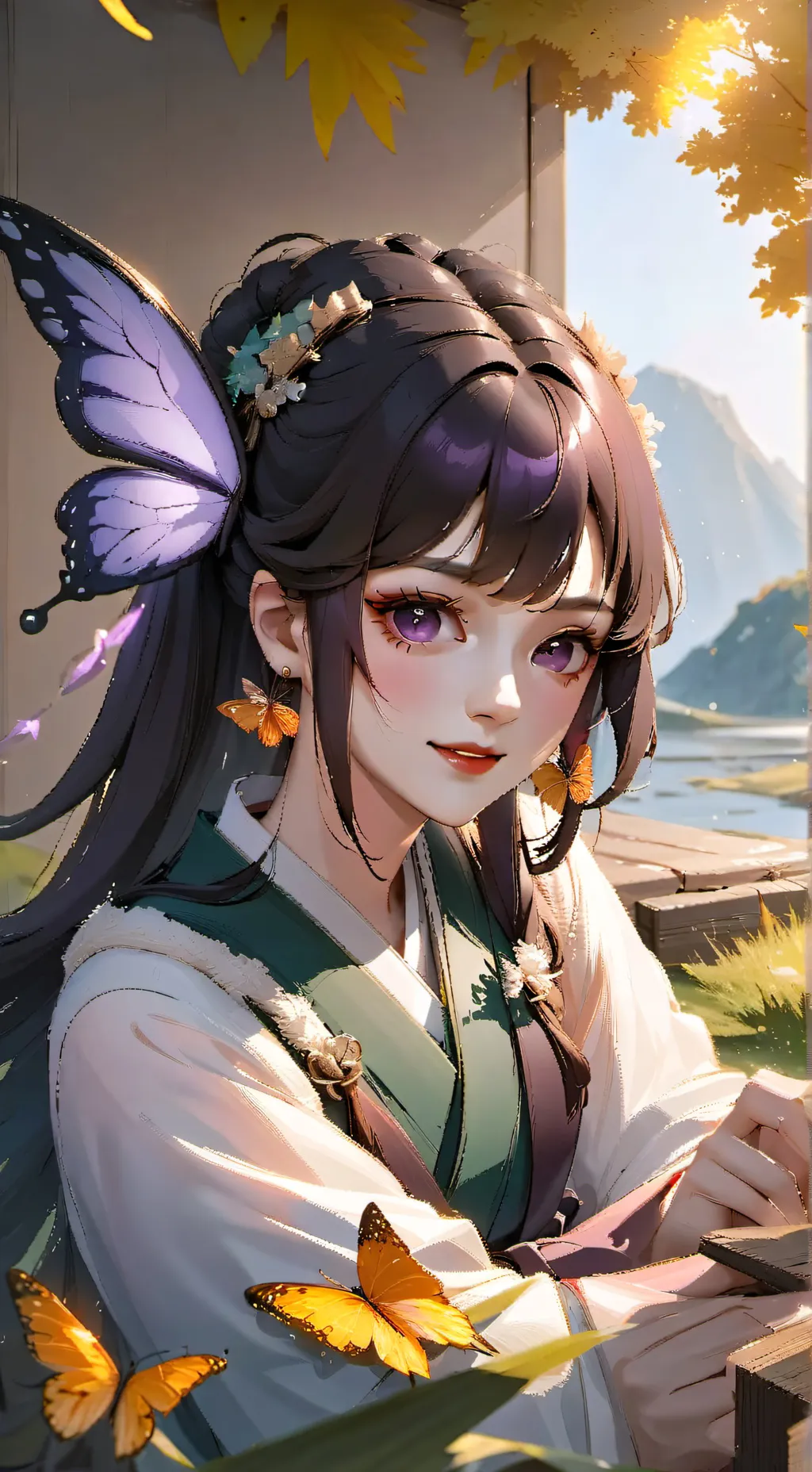 ai character: Demon Kanao  background