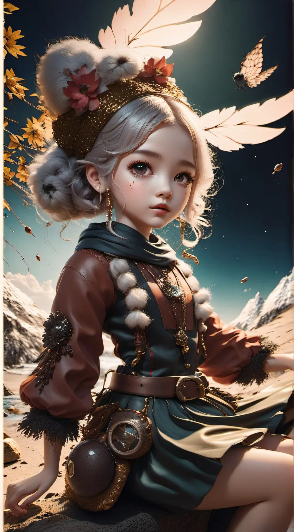 ai character: oh no girls  background