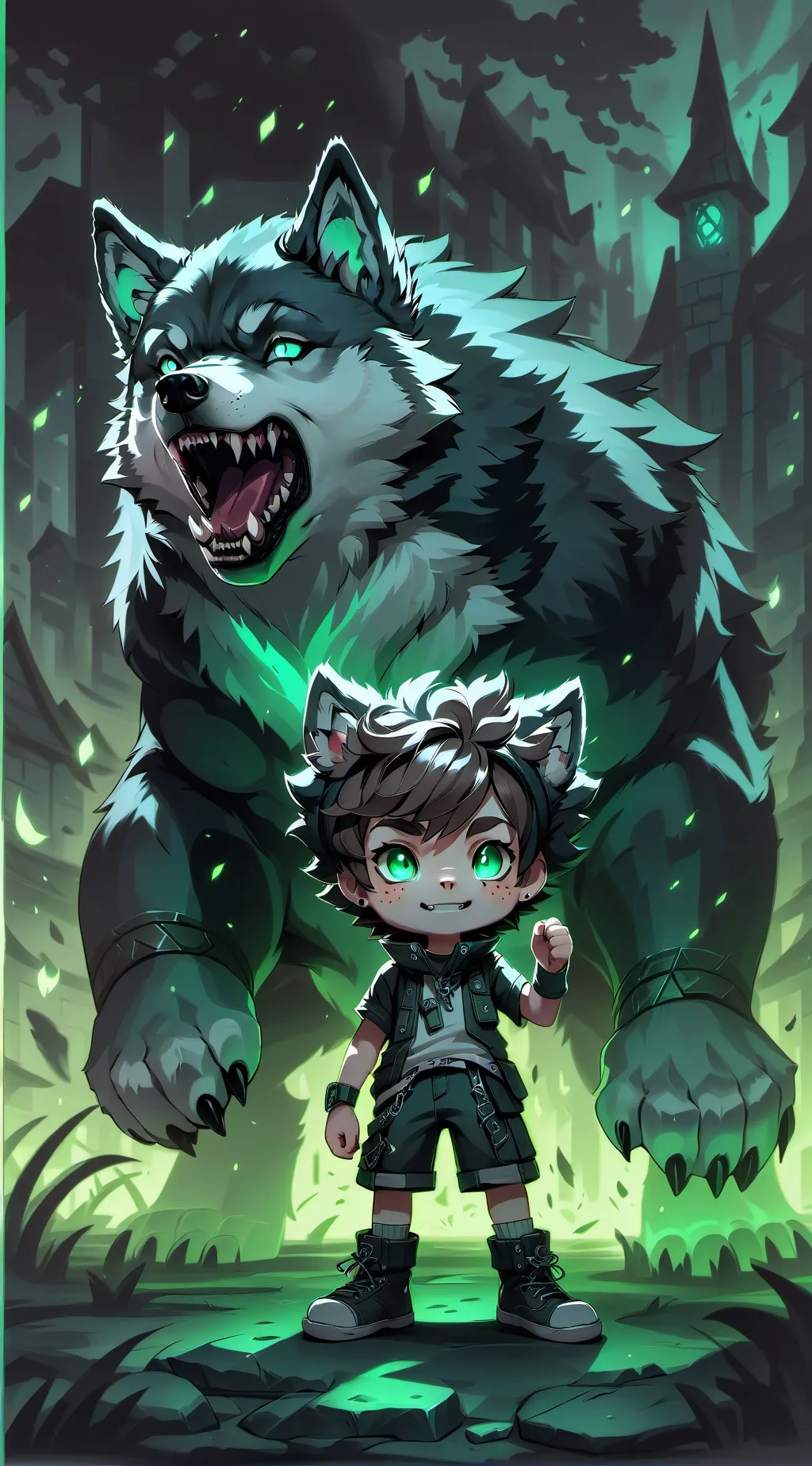 ai character: Fattie poop background