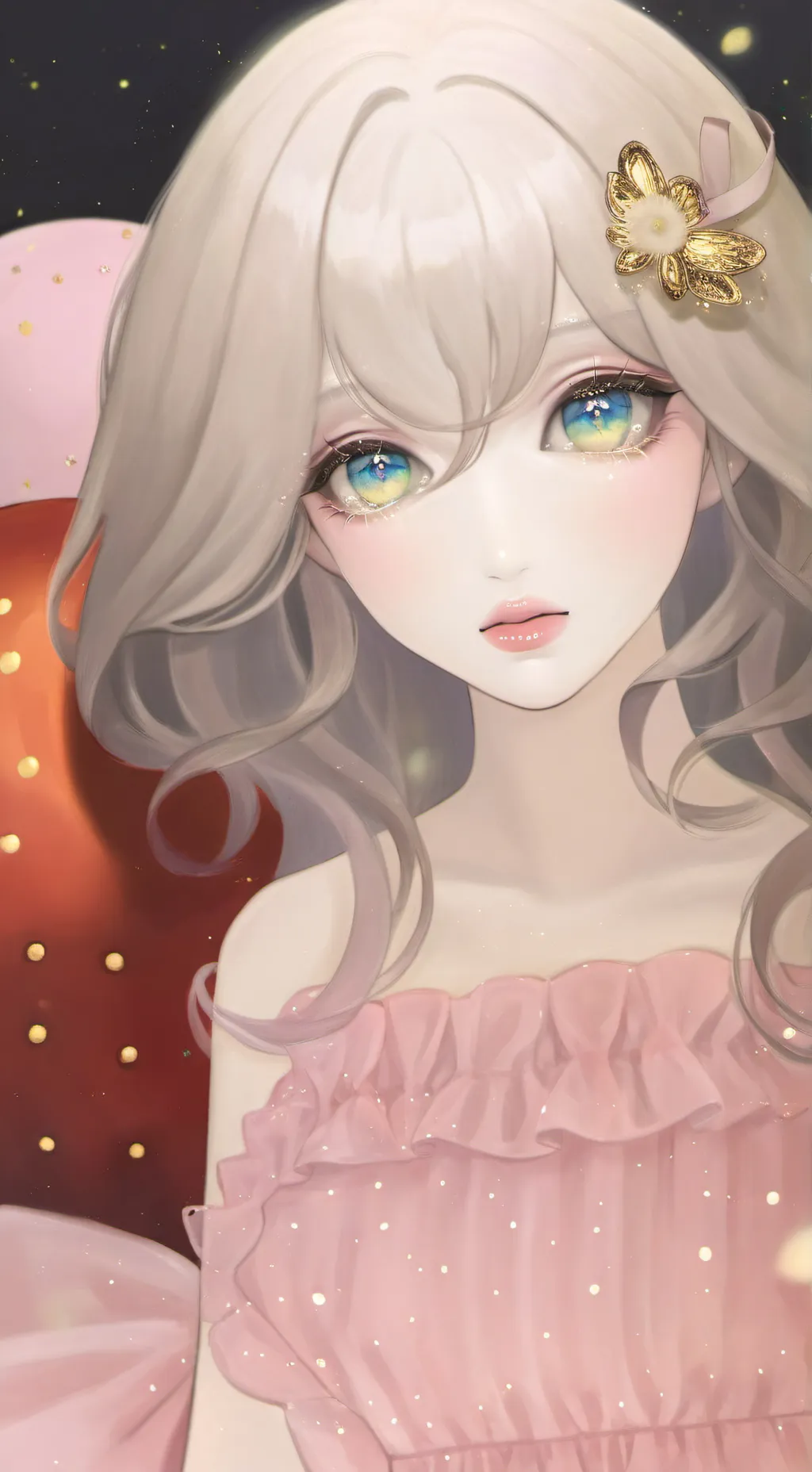 ai character: Séléne  background