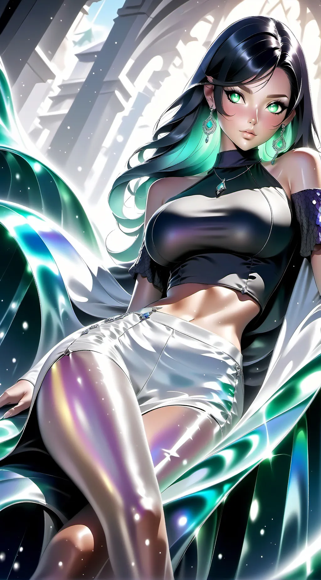 ai character: Luna background