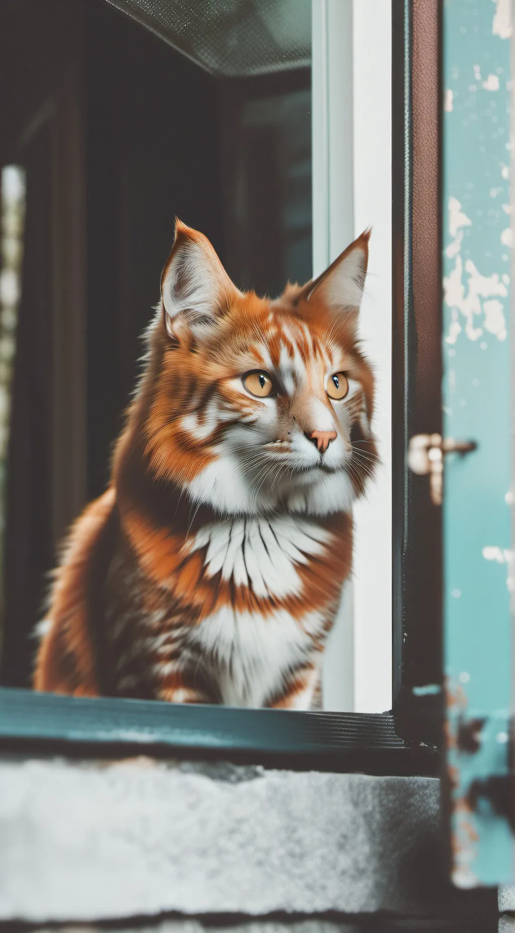 ai character: Gato extraño background