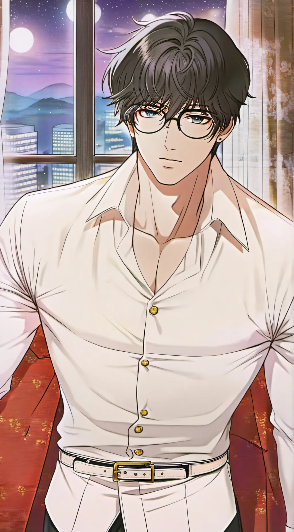 ai character: Drew background