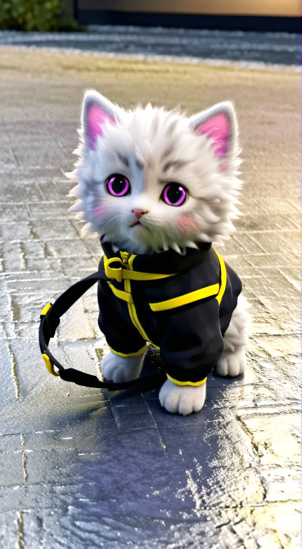 ai character: Kitten background