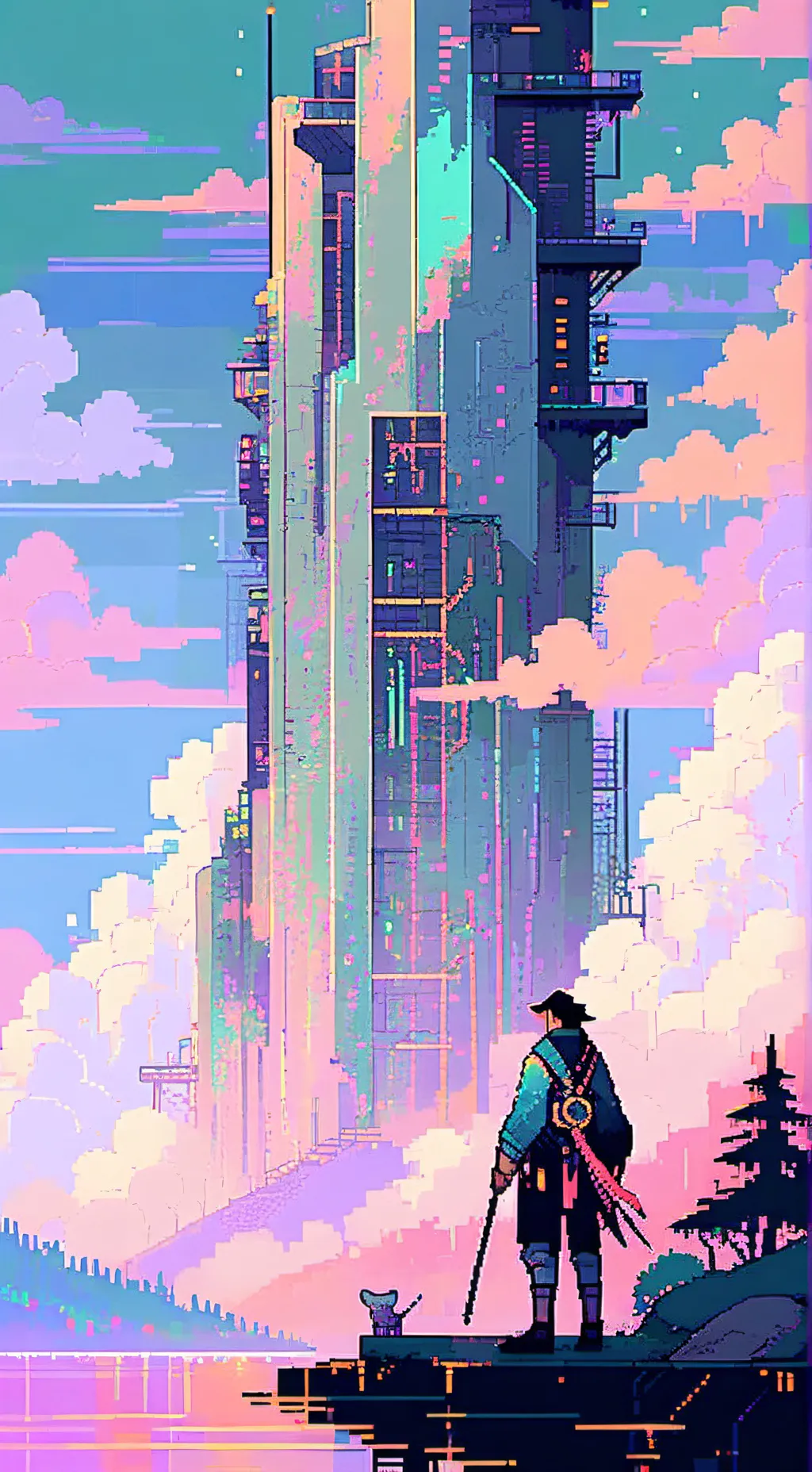 ai character: dandy word  background