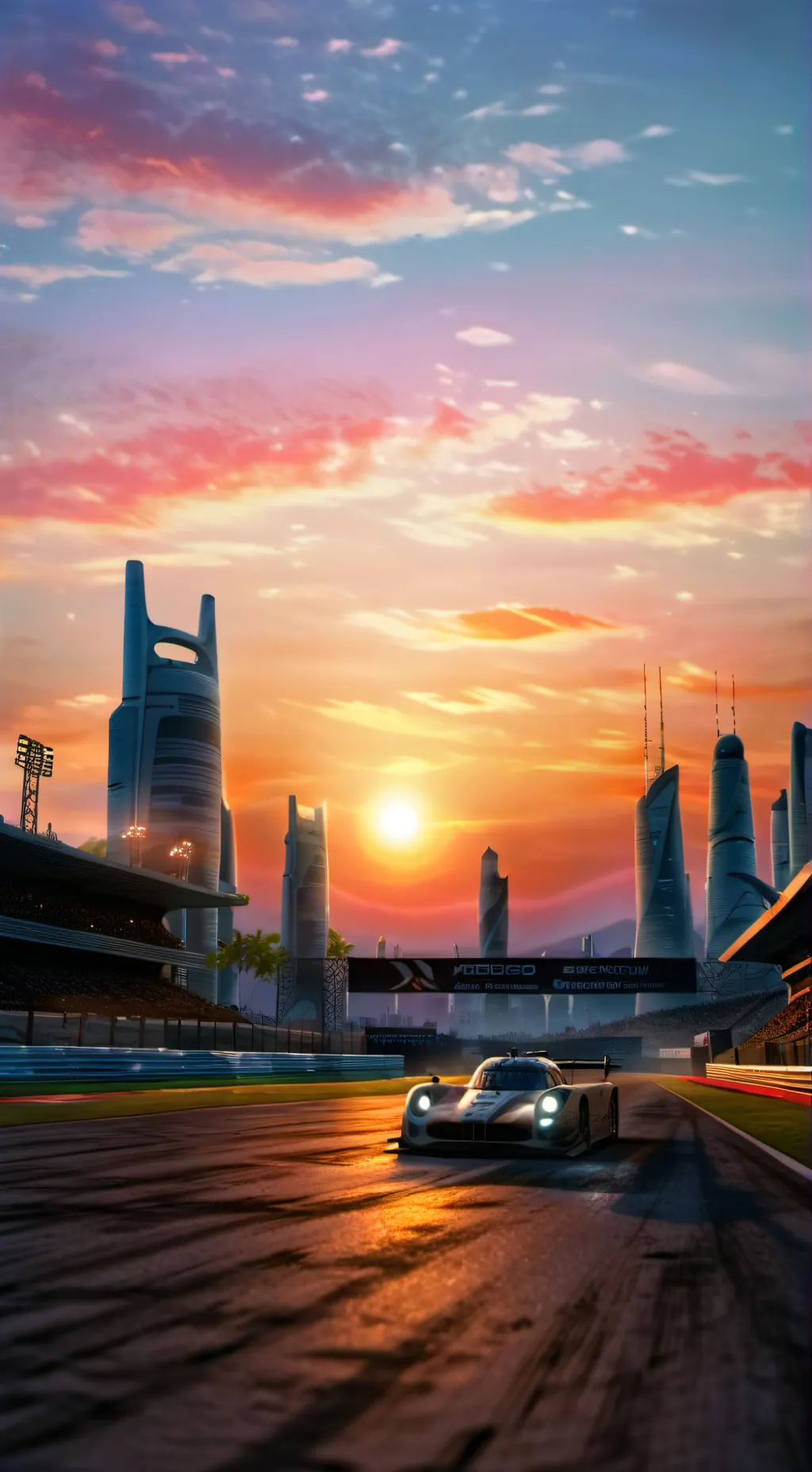 ai character: Racing story background