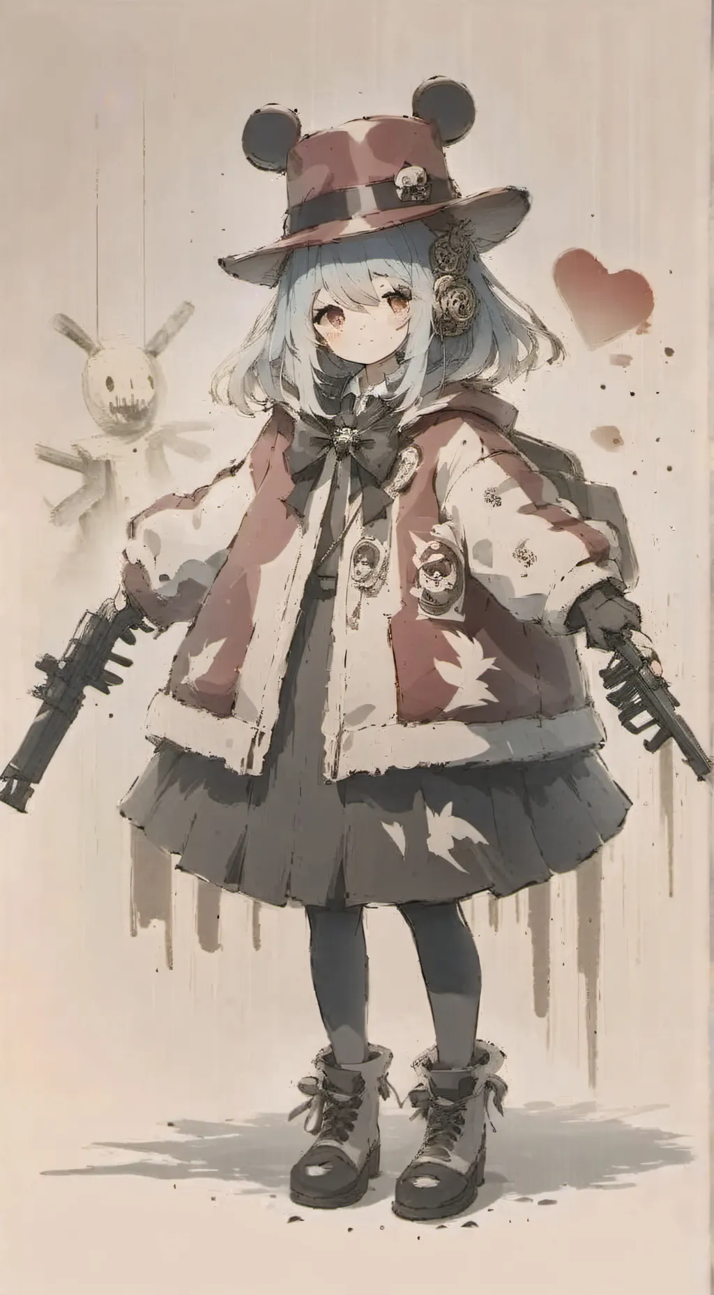 ai character: Freddy fazbear cyn background