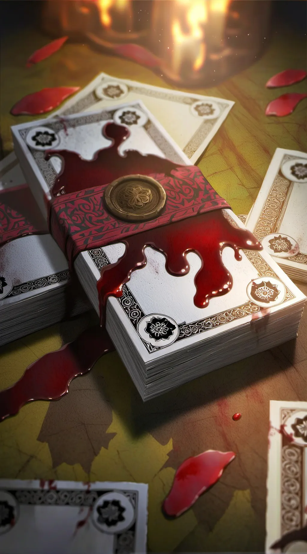 ai character: BLOODMONEY! background