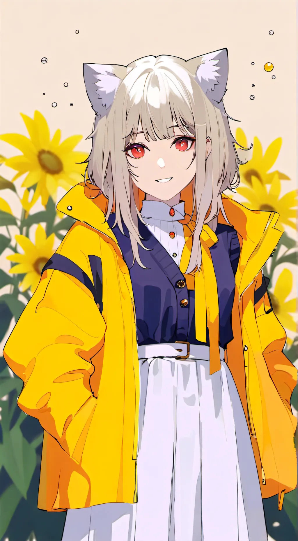 ai character: gatita jugetona background