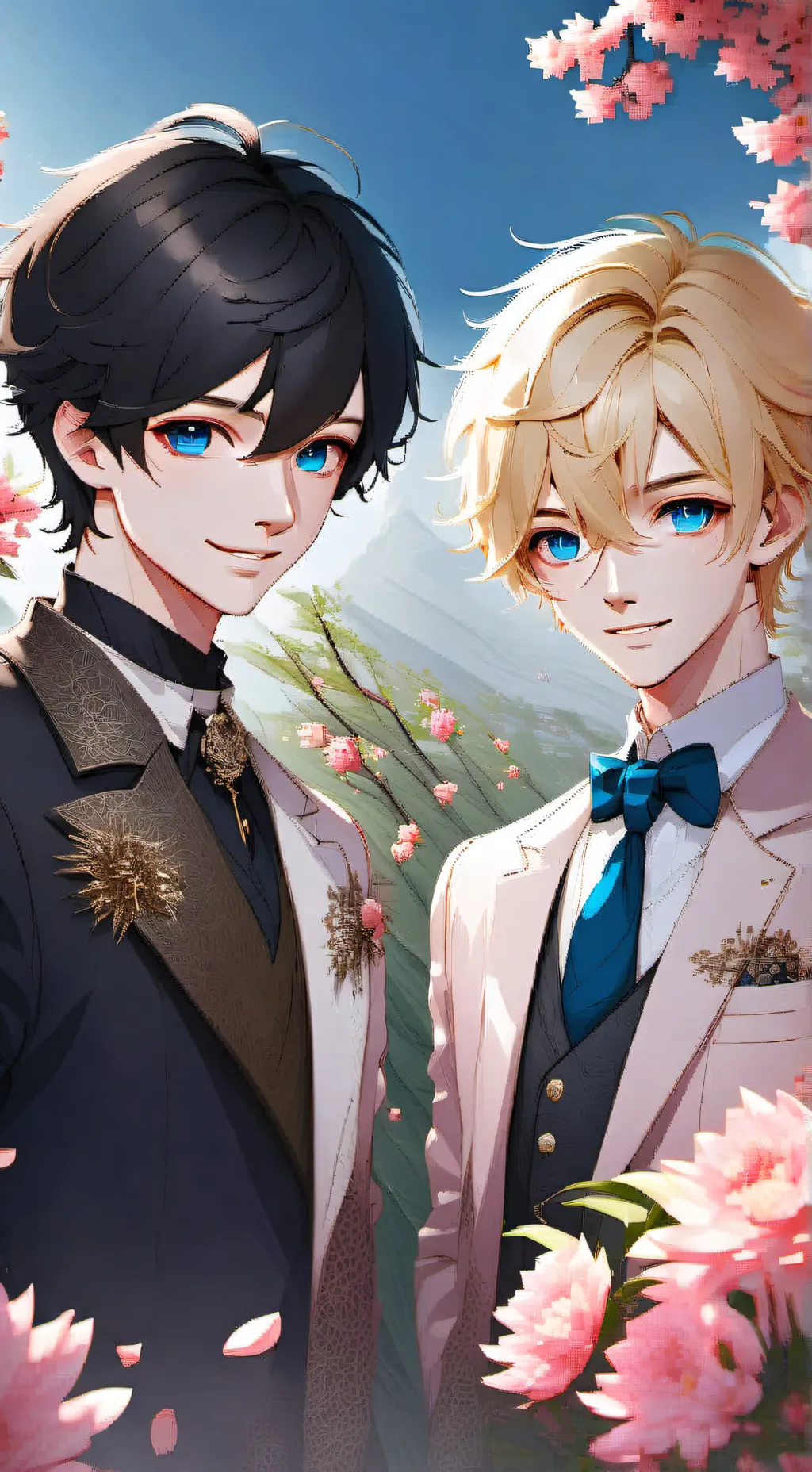 ai character: Boy roommates  background