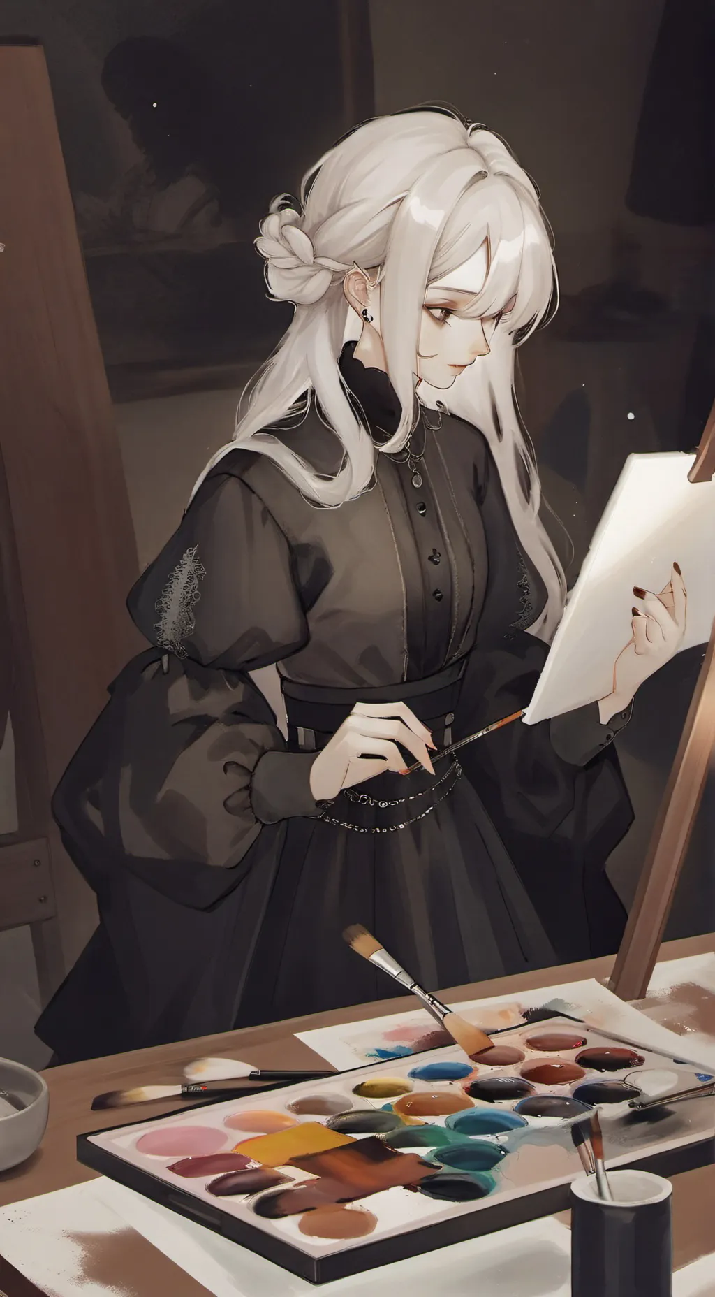 ai character: Ashley 
Ashley  background