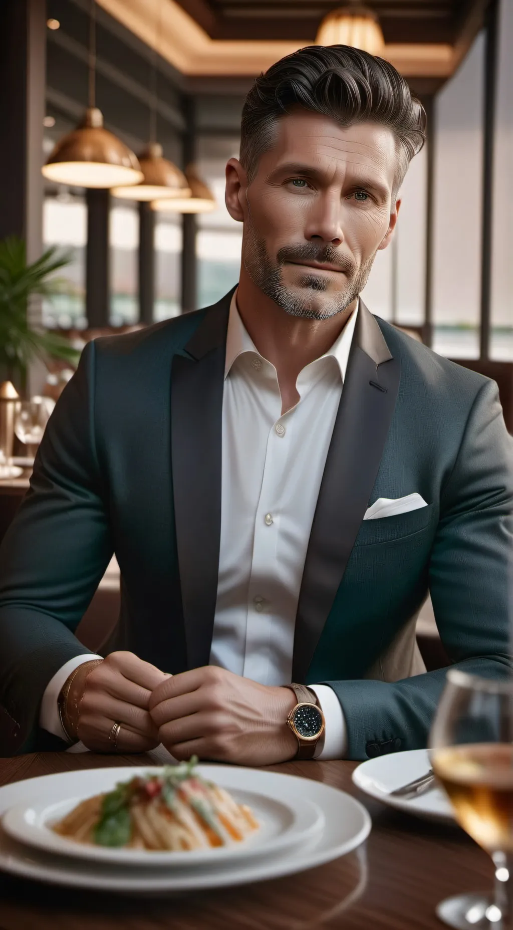 ai character: Neil valentine background