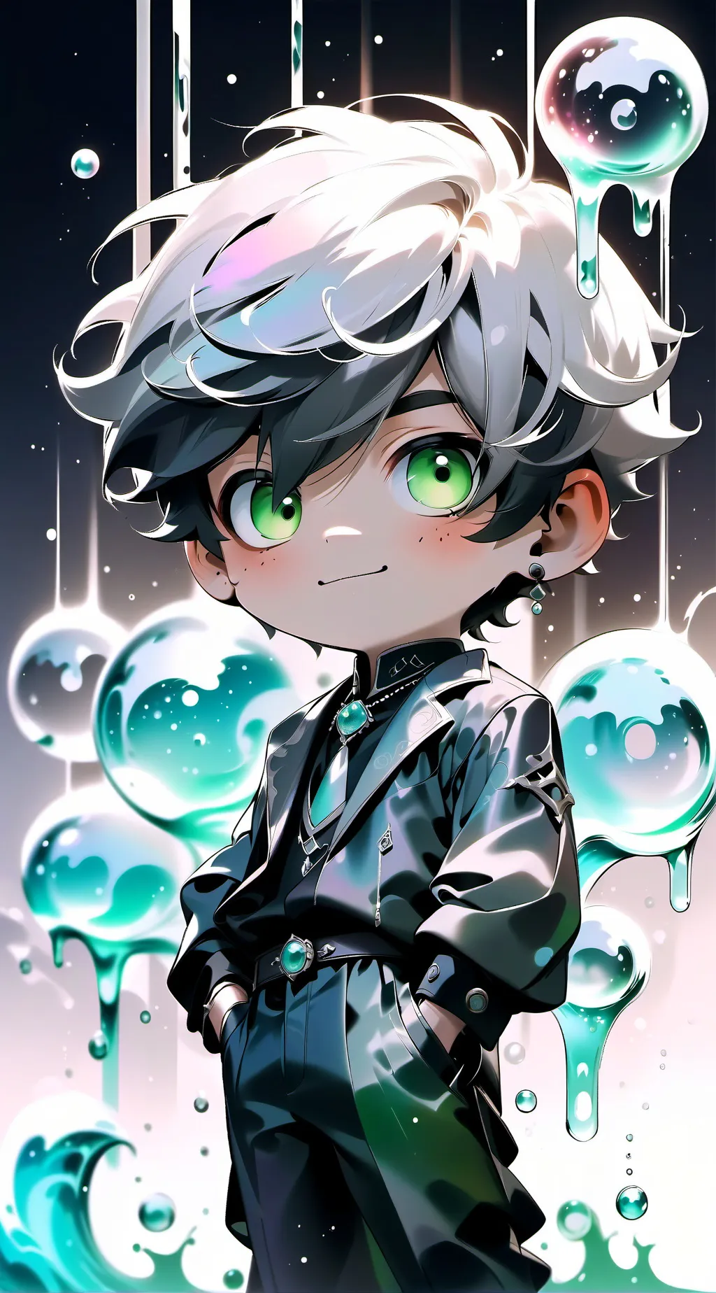 ai character: boy background