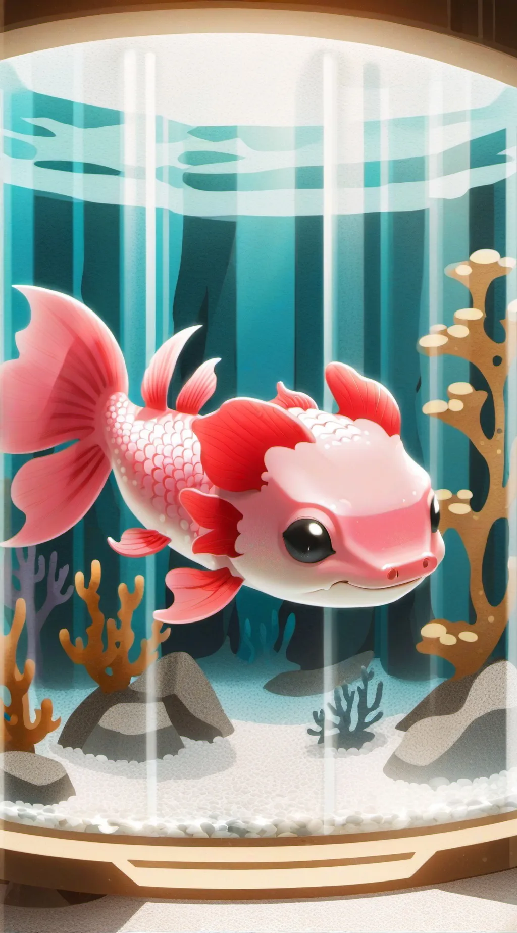 ai character: Axol background